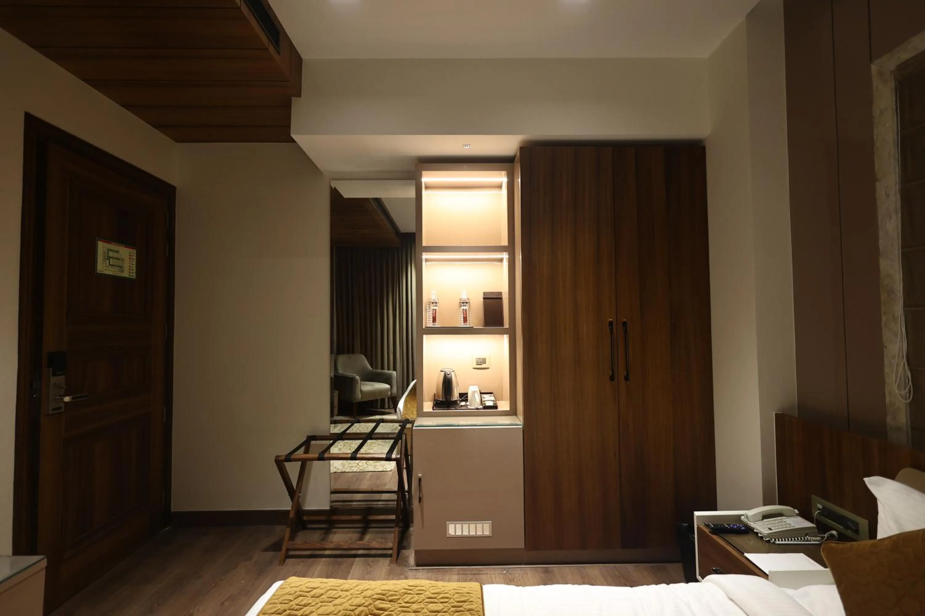 Bed in The Ramayana Hotel, Ayodhya