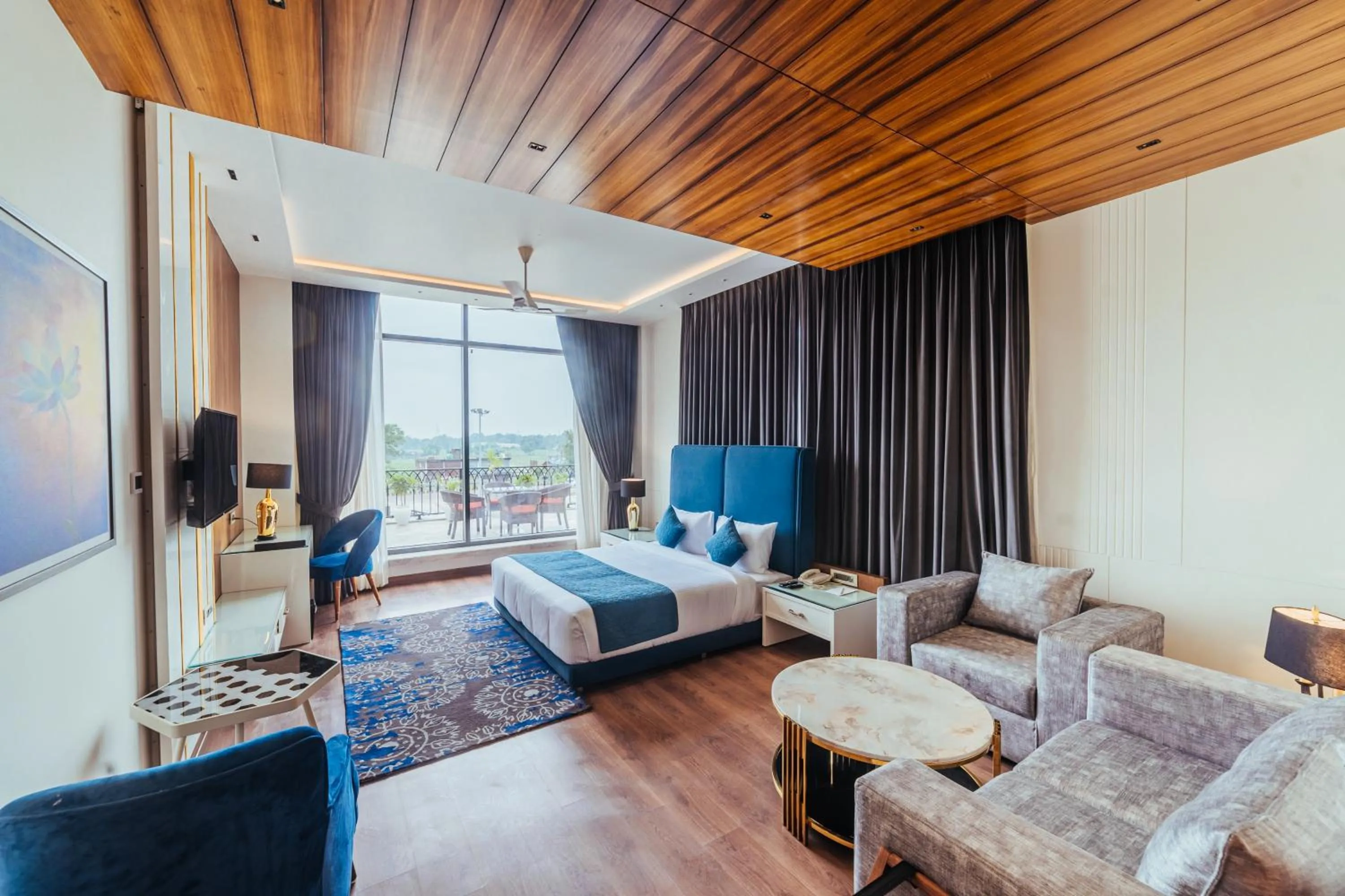 Bed in The Ramayana Hotel, Ayodhya