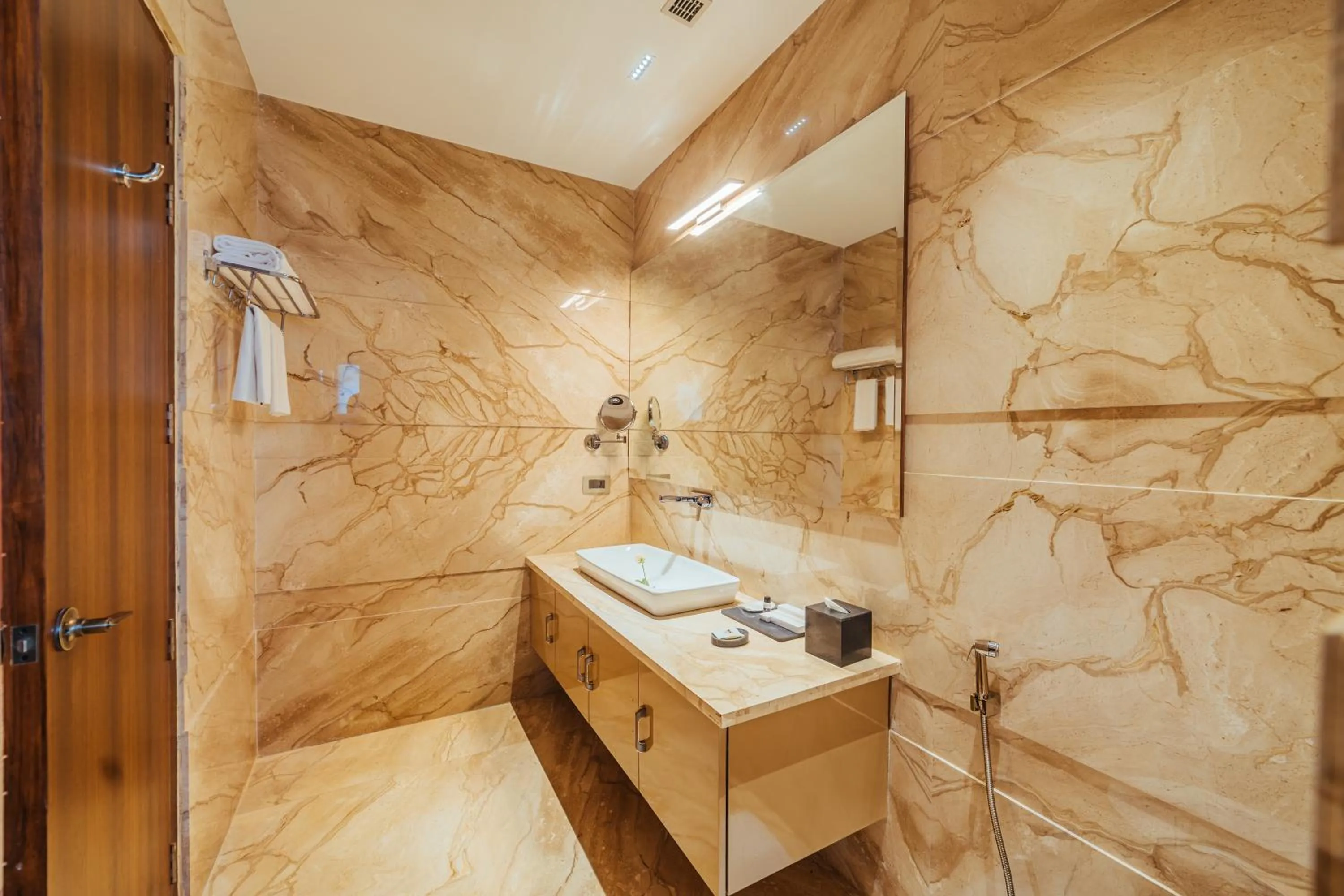 Shower in The Ramayana Hotel, Ayodhya