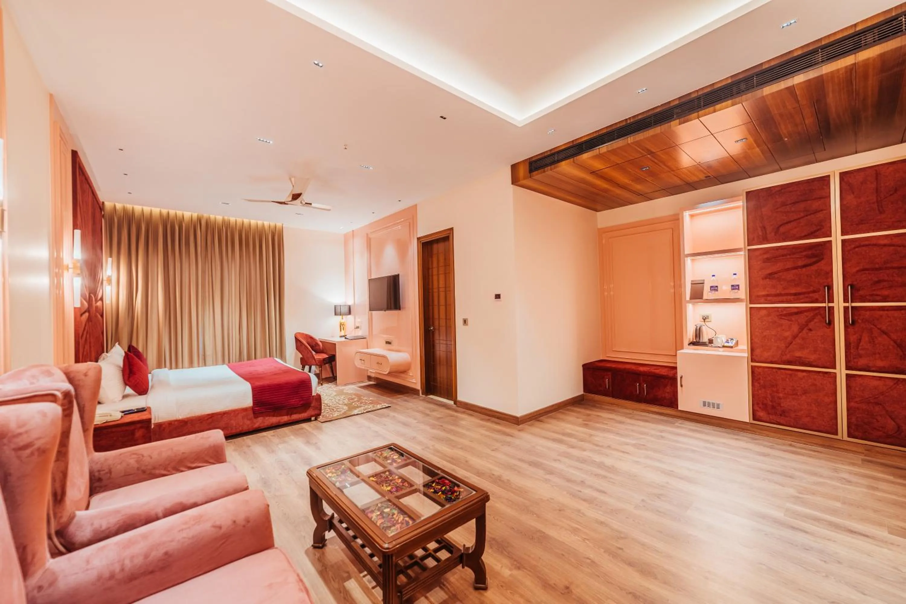 Bed in The Ramayana Hotel, Ayodhya