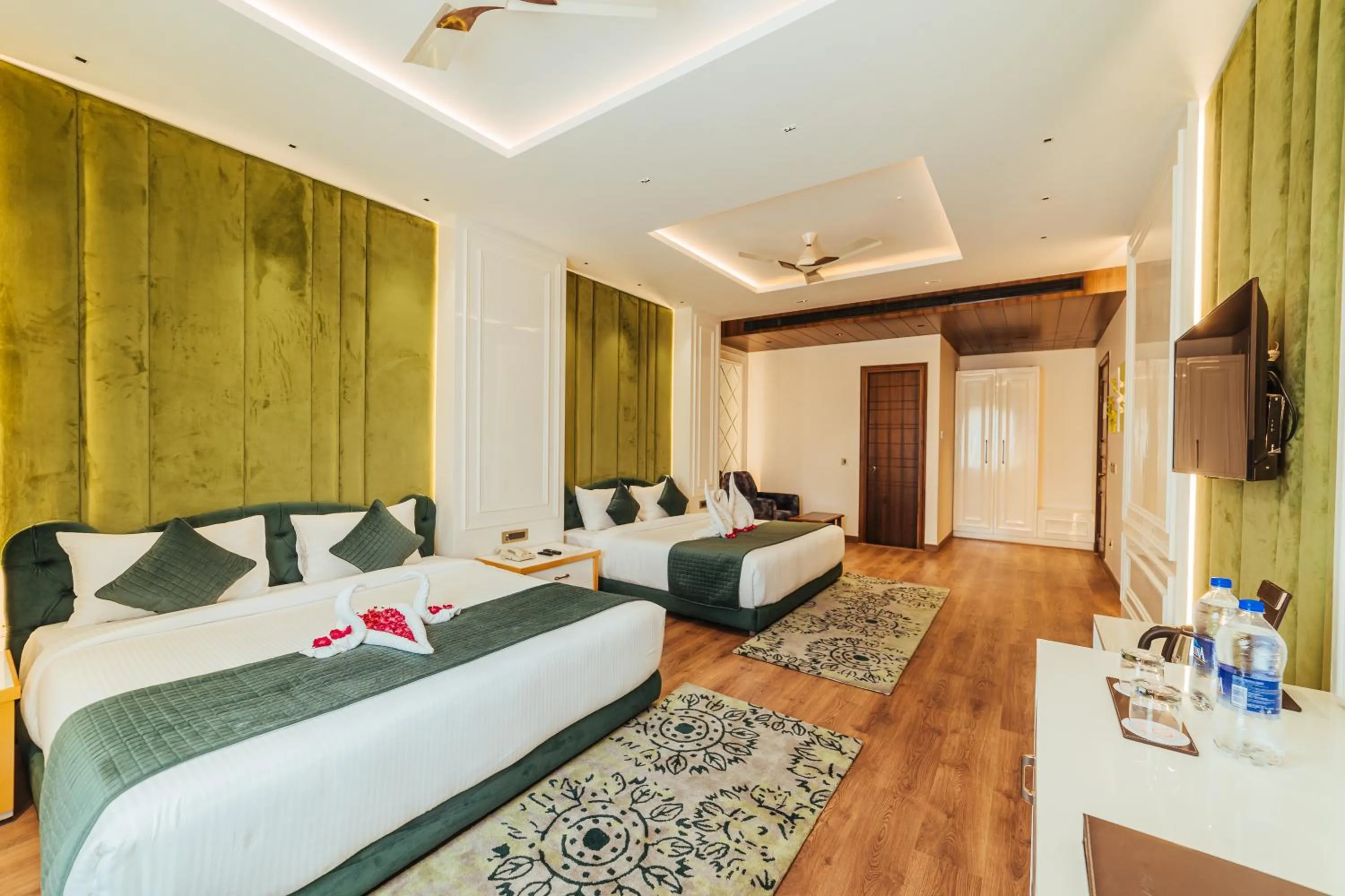 Bed in The Ramayana Hotel, Ayodhya