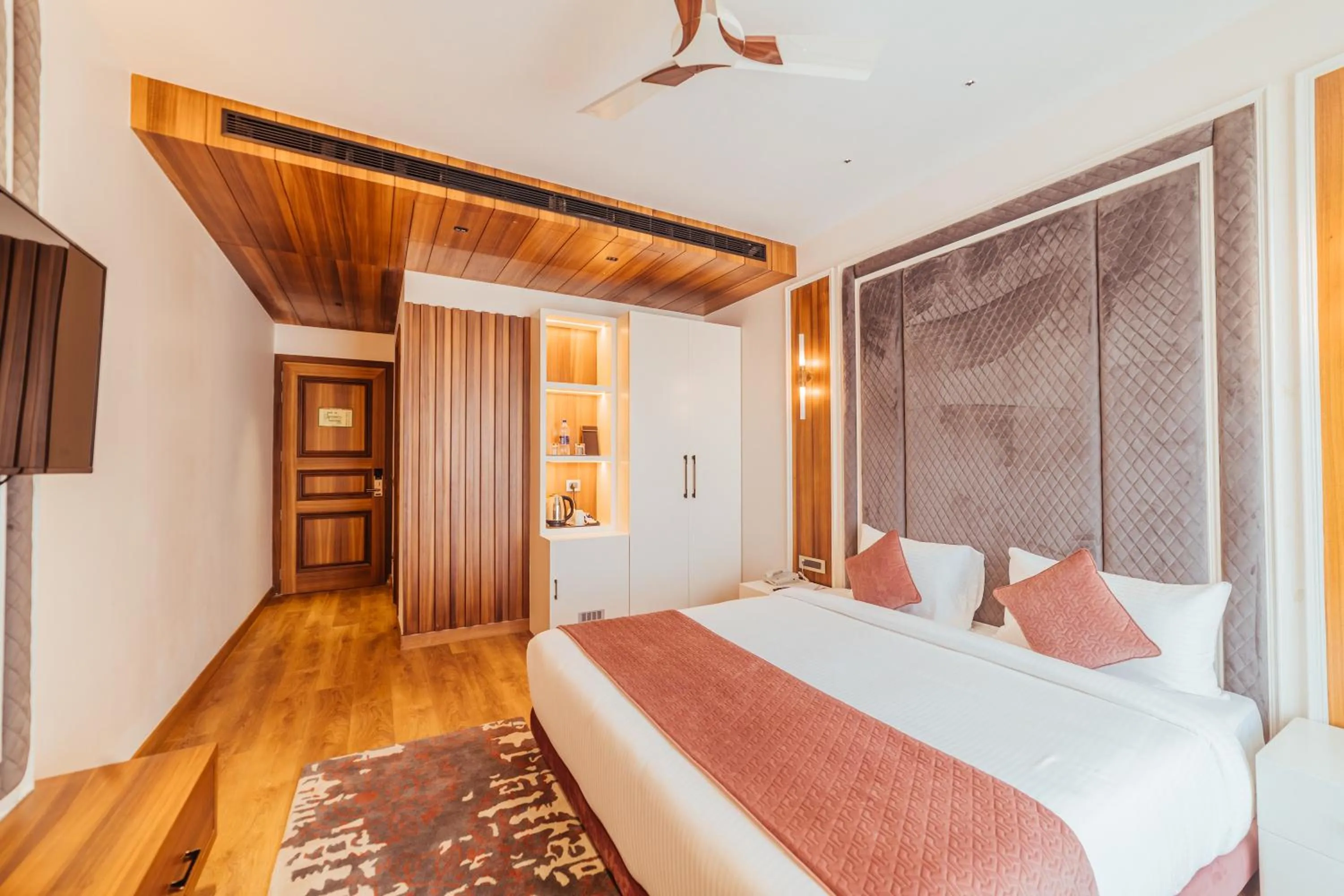 Bed in The Ramayana Hotel, Ayodhya