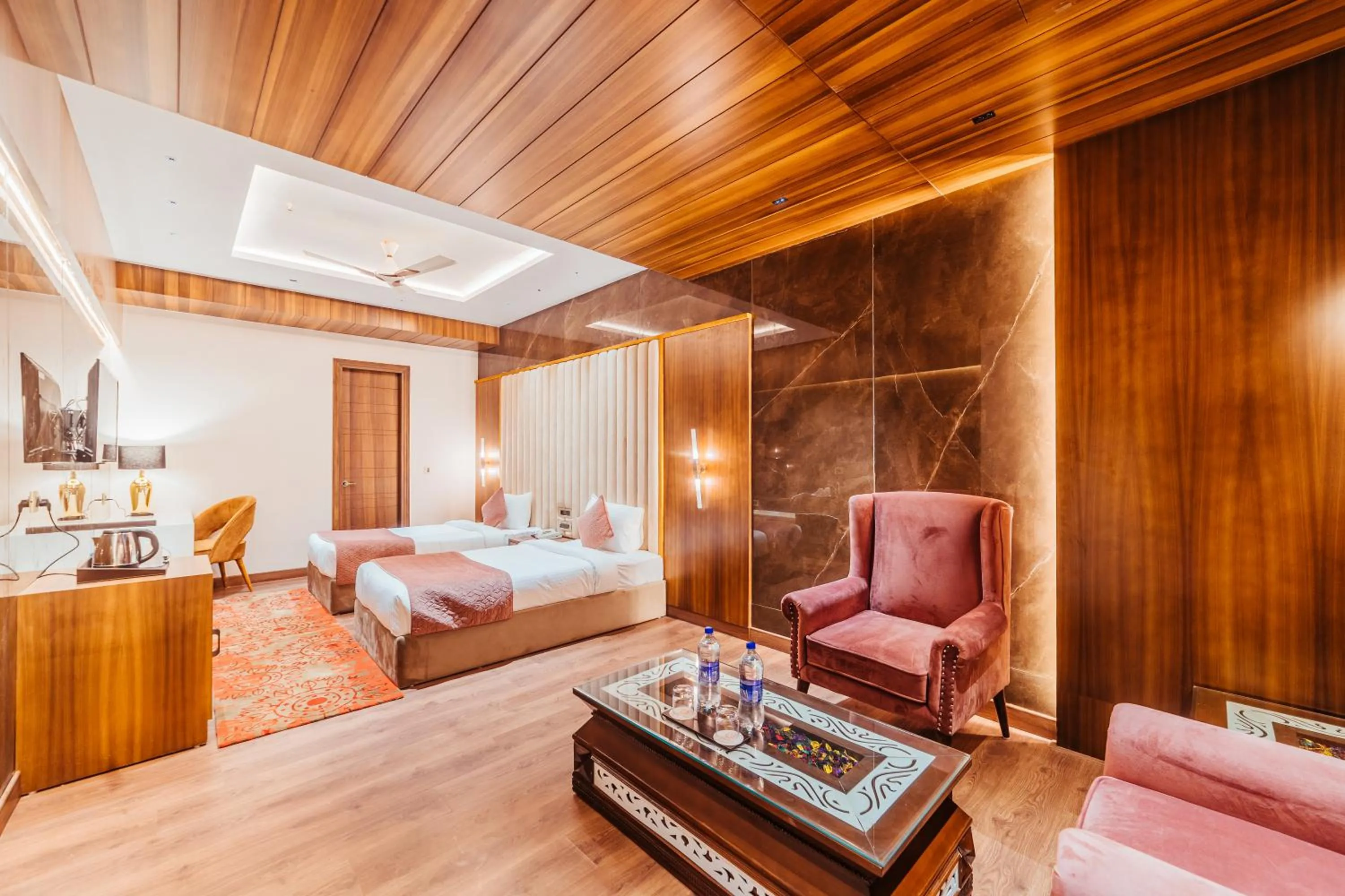 Bed in The Ramayana Hotel, Ayodhya