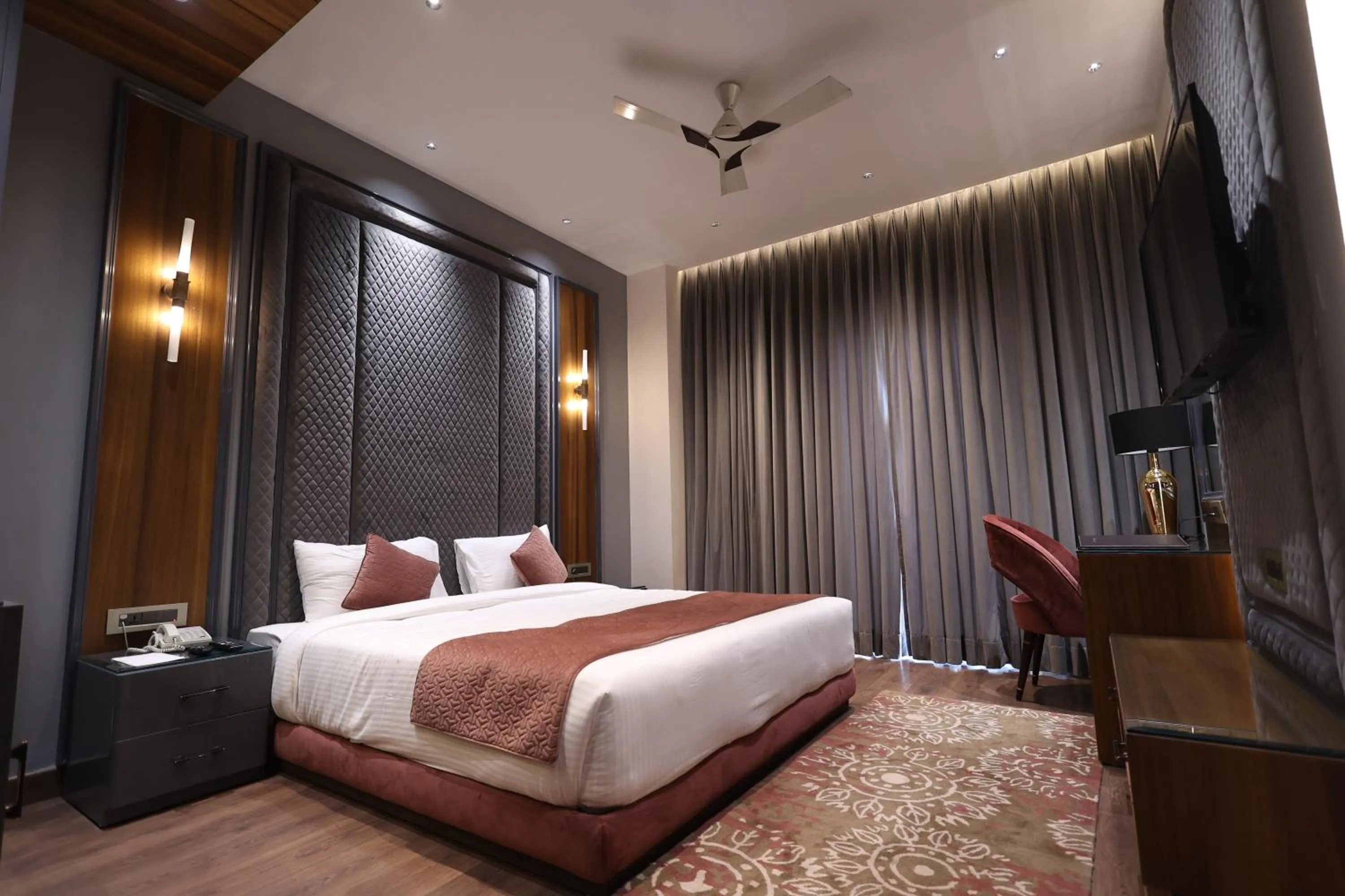 Bed in The Ramayana Hotel, Ayodhya