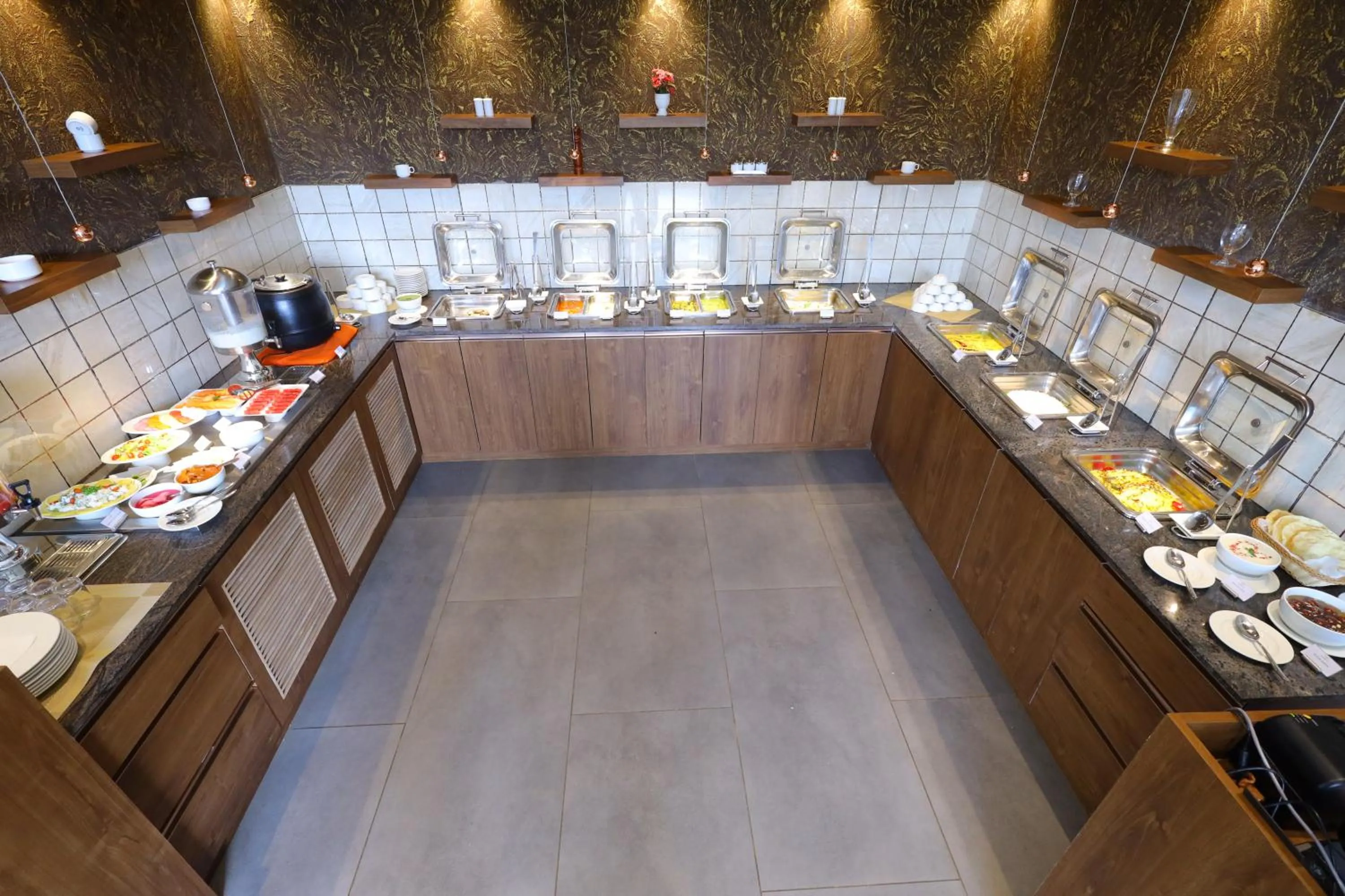 Buffet breakfast in The Aurum Subrahmanya