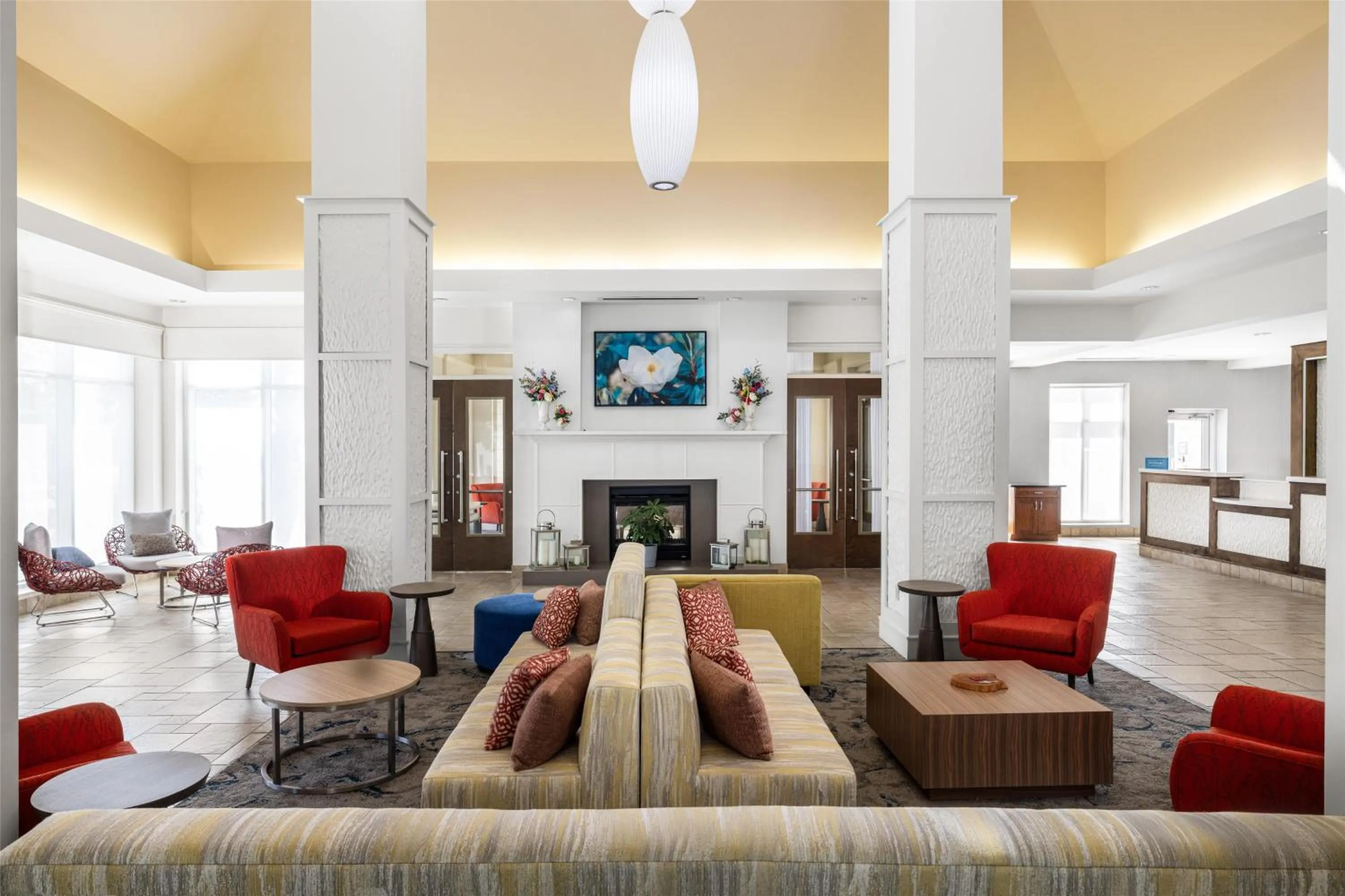 Lobby or reception in Hilton Garden Inn Pascagoula