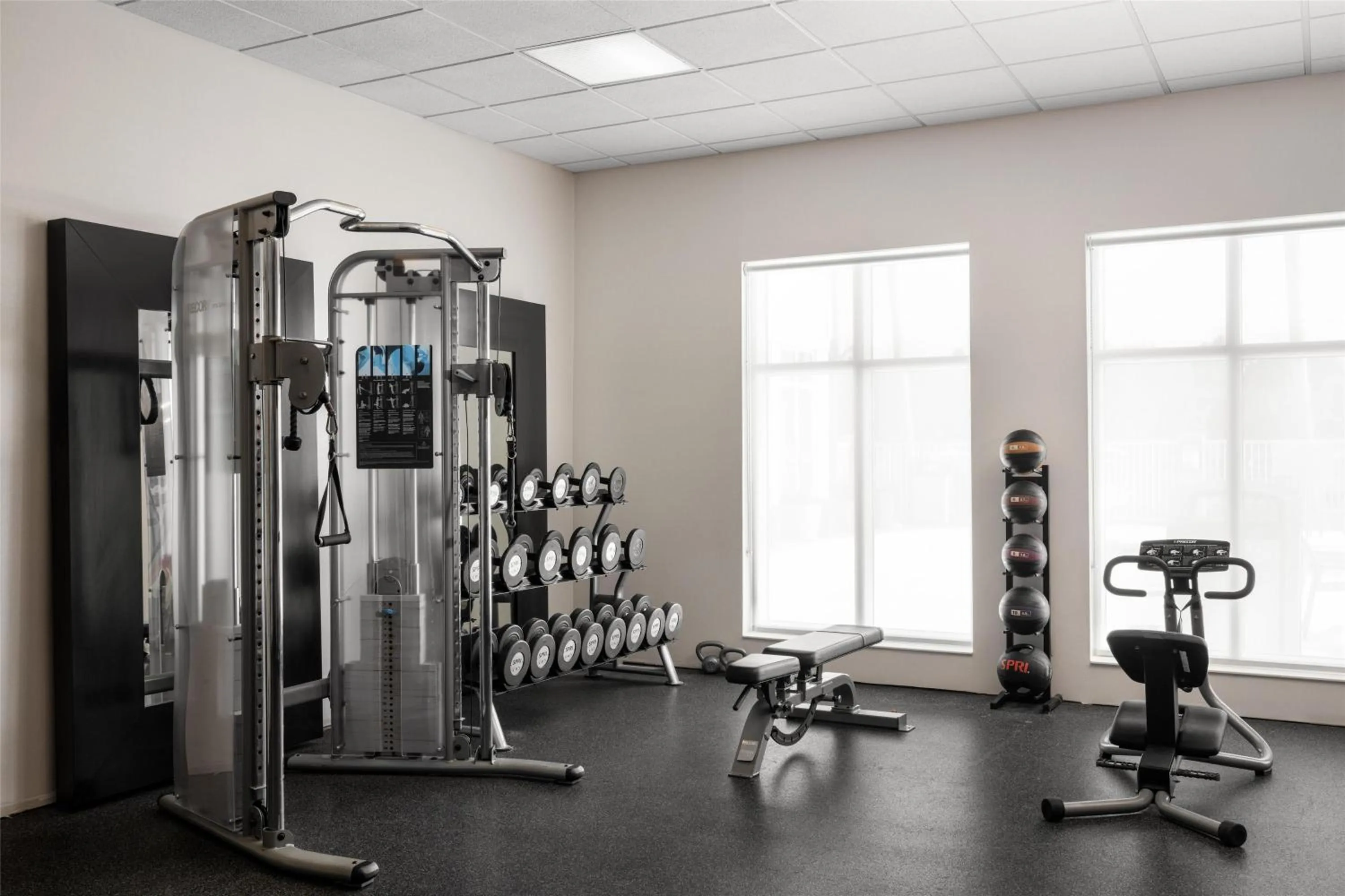 Fitness centre/facilities in Hilton Garden Inn Pascagoula