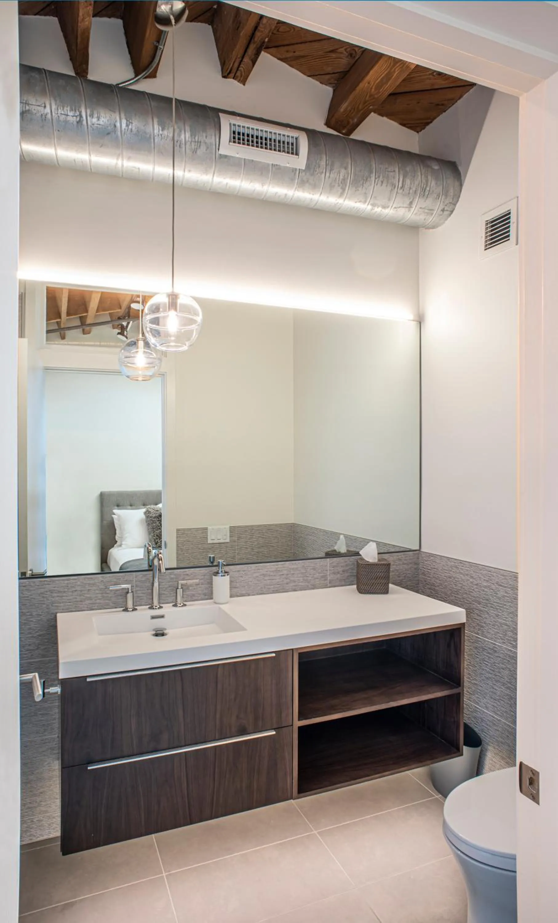 Bathroom in Elevation Lofts Hotel