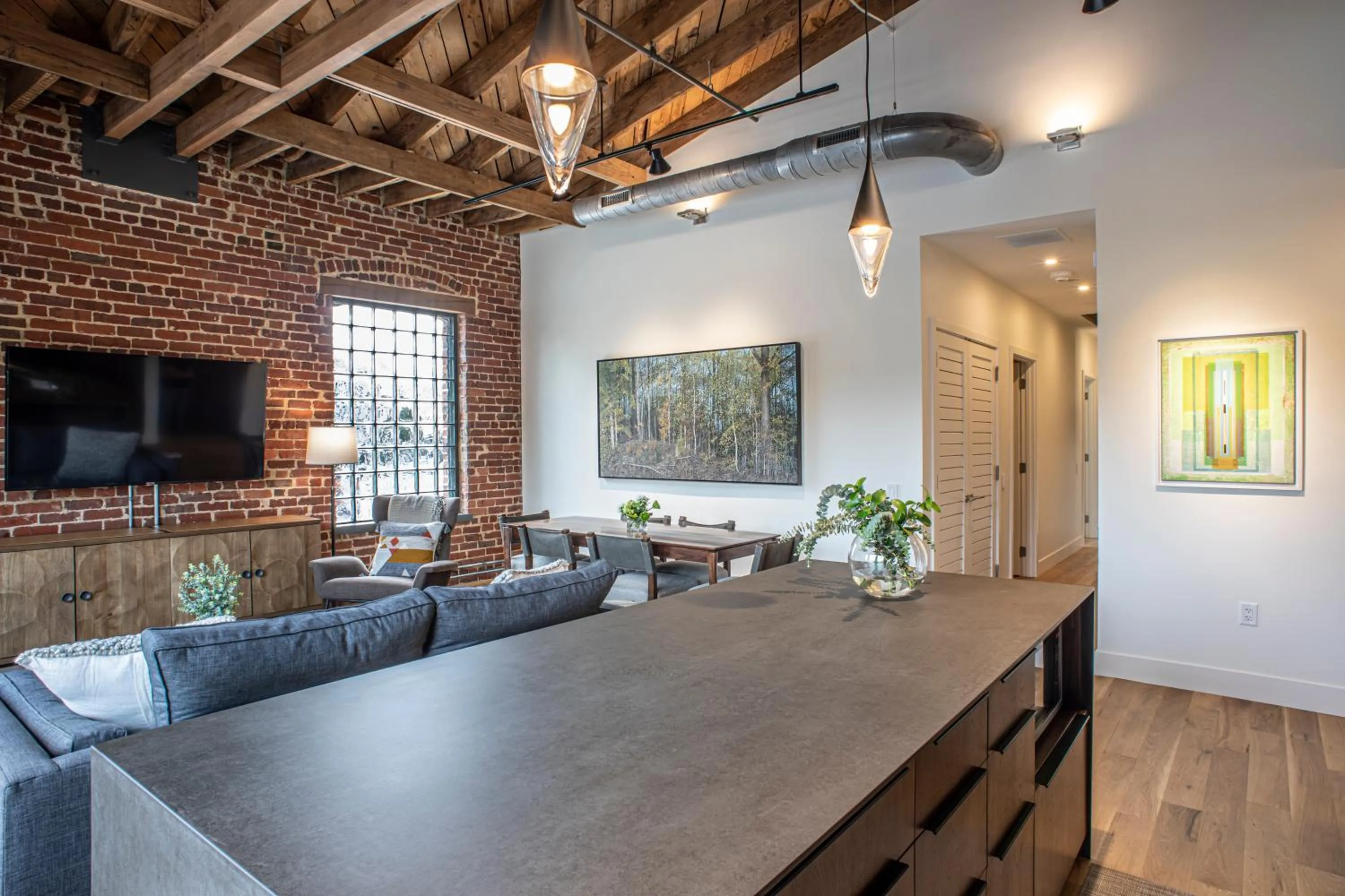 Living room in Elevation Lofts Hotel