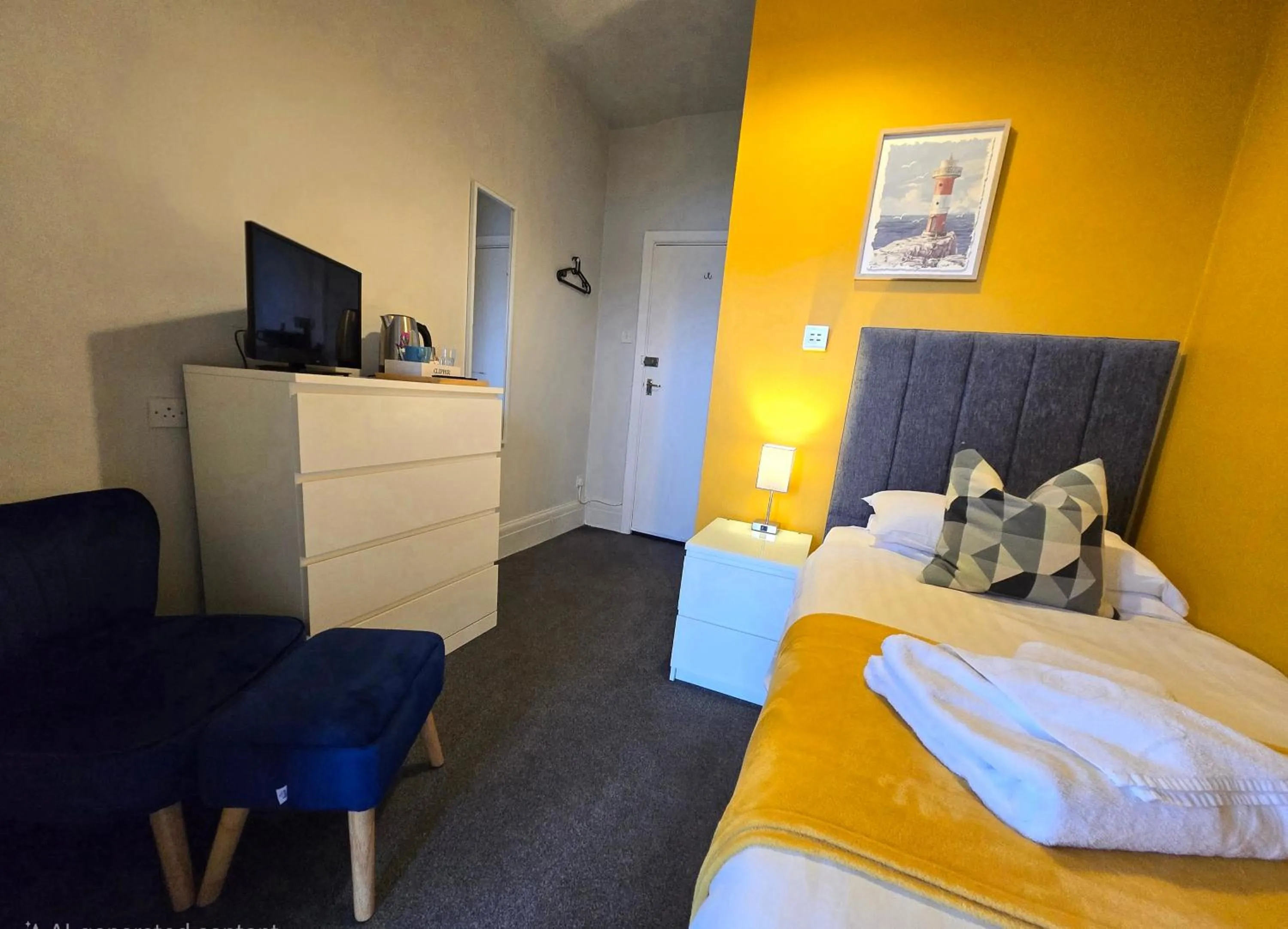 Bed in Beach Hotel Torbay B&B