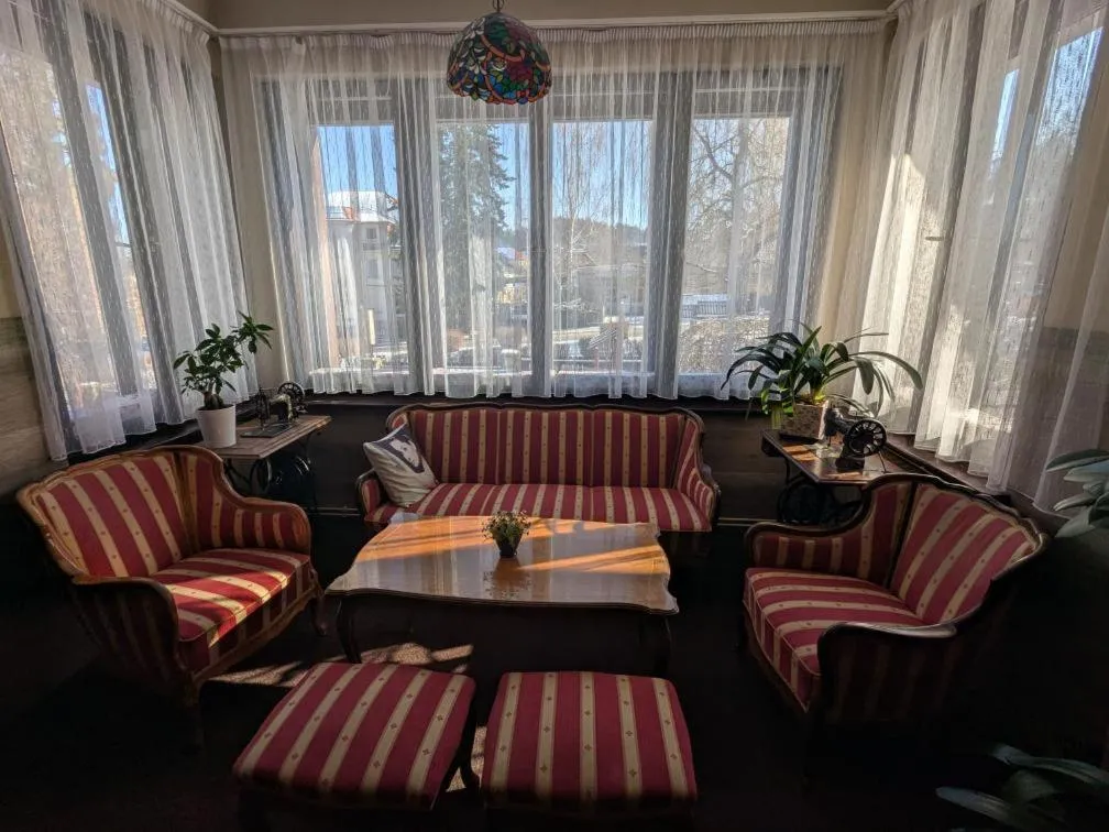 Communal lounge/ TV room in Hotel Alfa