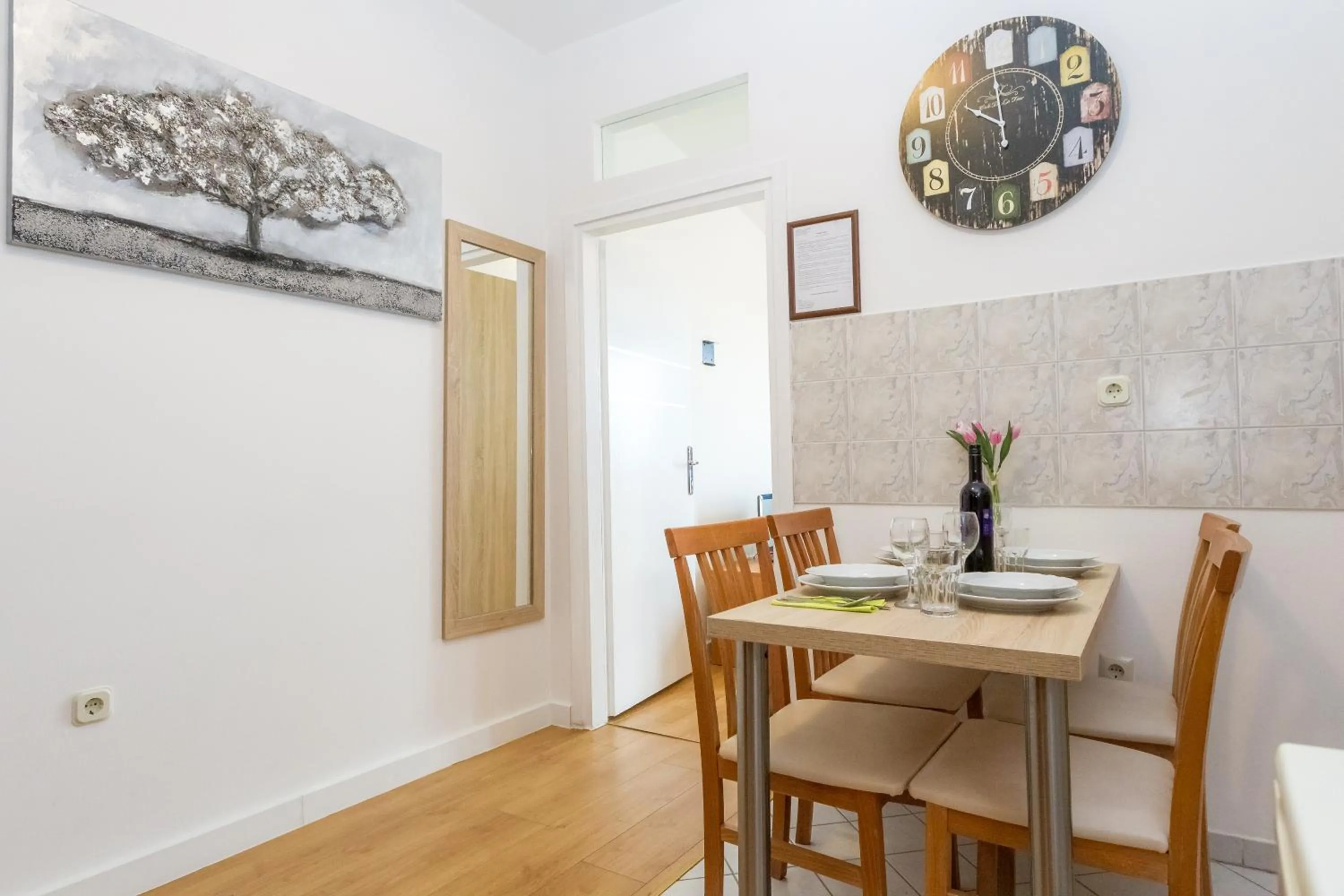Dining area in Apartments in city center Ventus