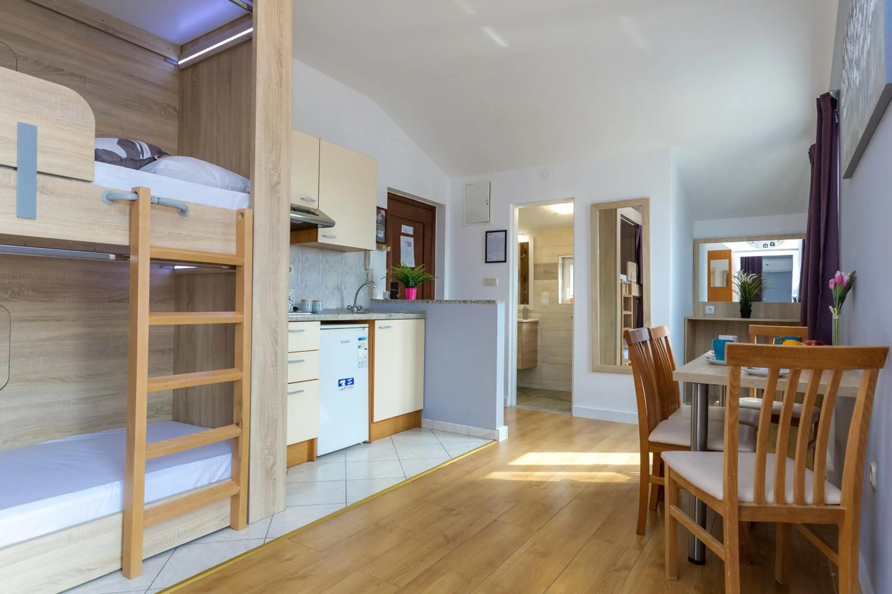 Kitchen or kitchenette in Apartments in city center Ventus