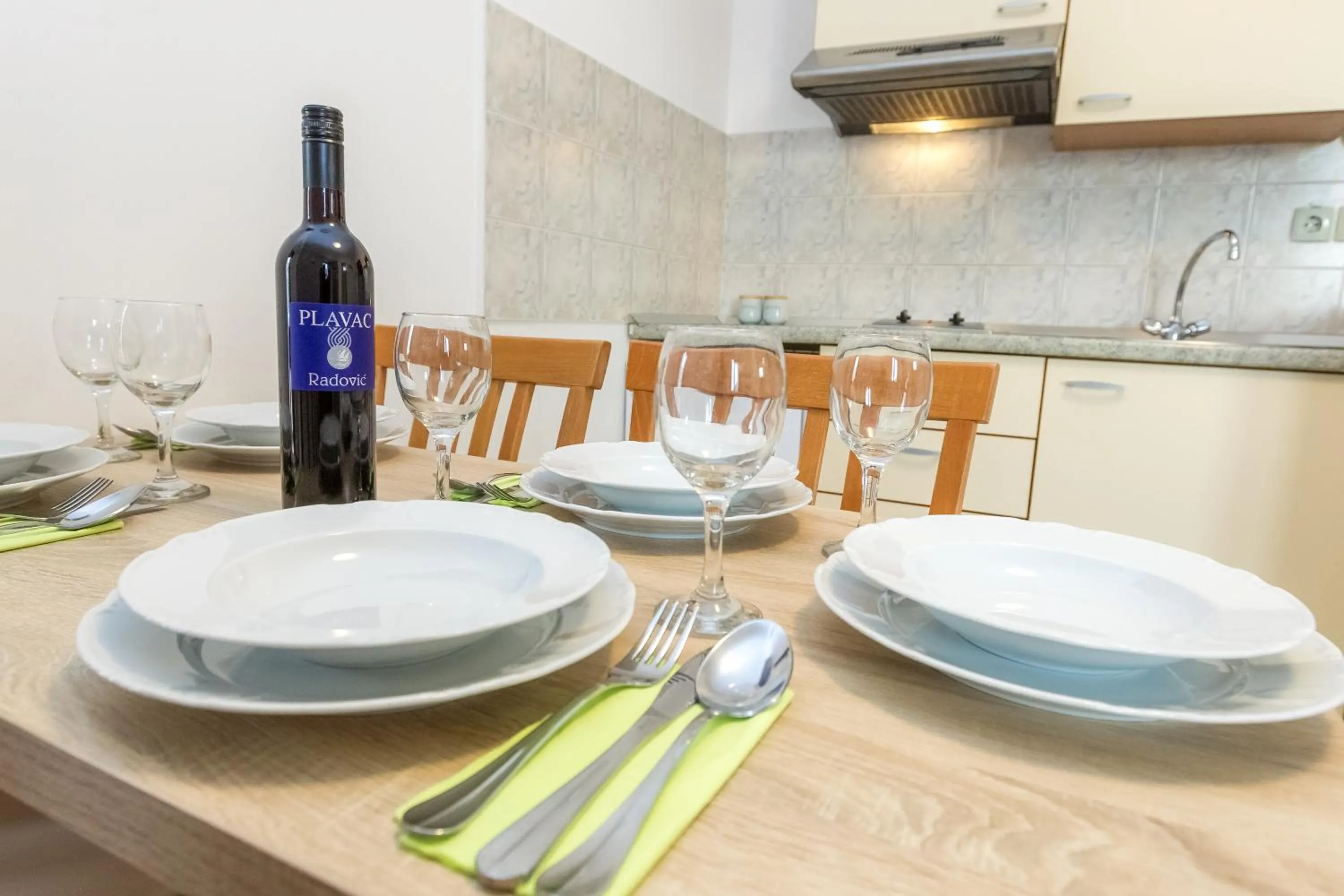 Kitchen or kitchenette in Apartments in city center Ventus