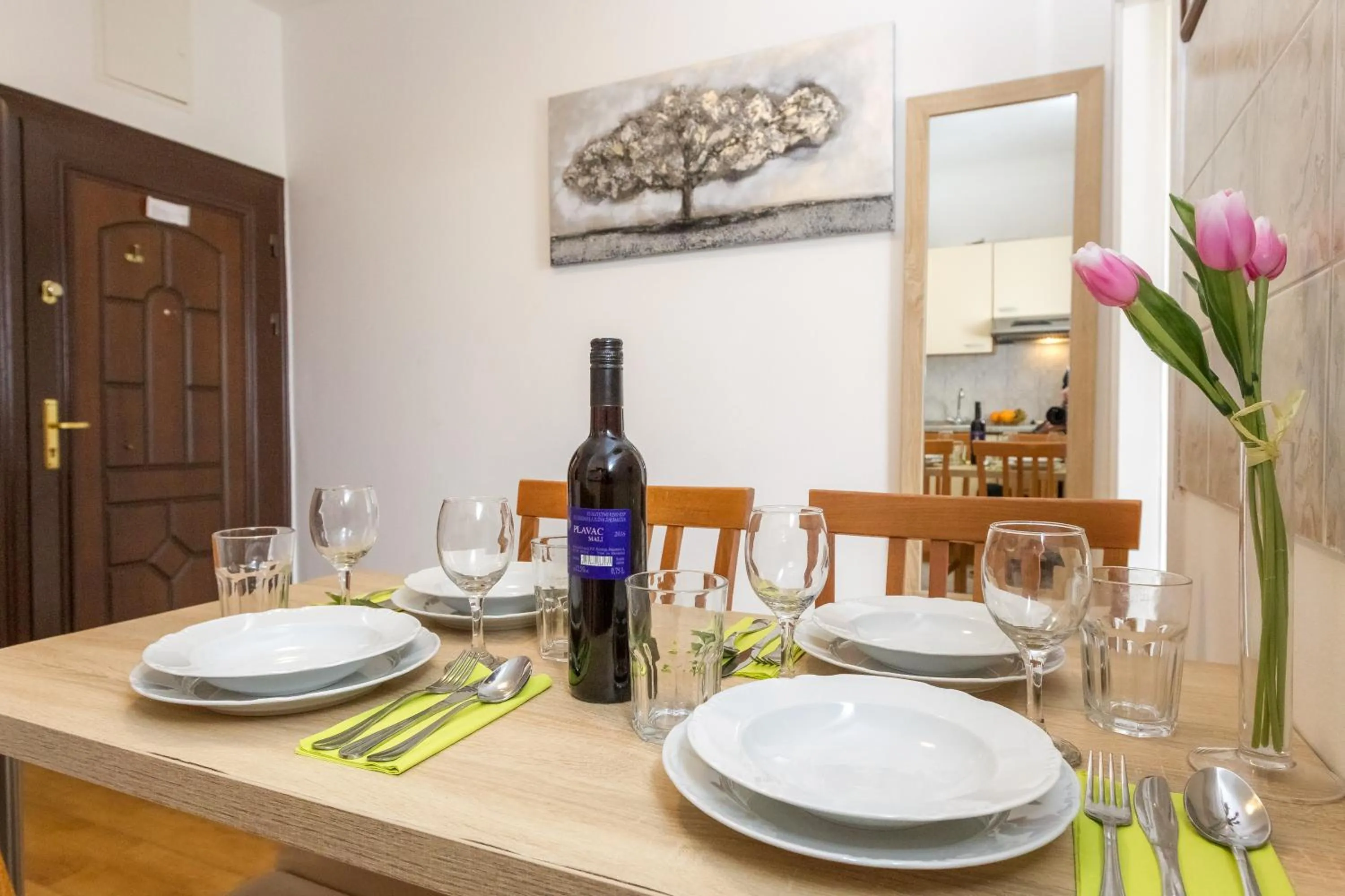 Dining area in Apartments in city center Ventus