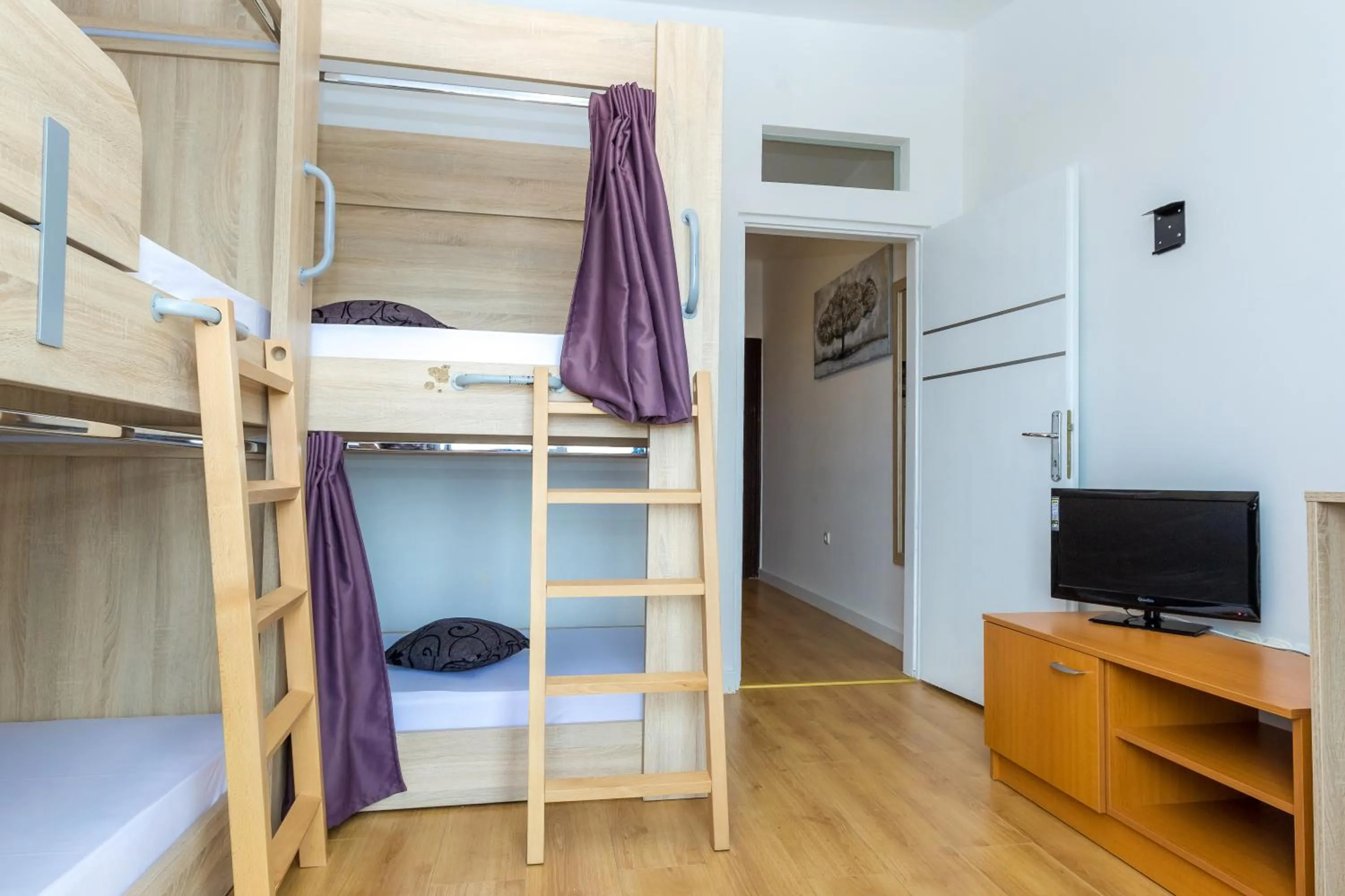 Bedroom, Bed in Apartments in city center Ventus