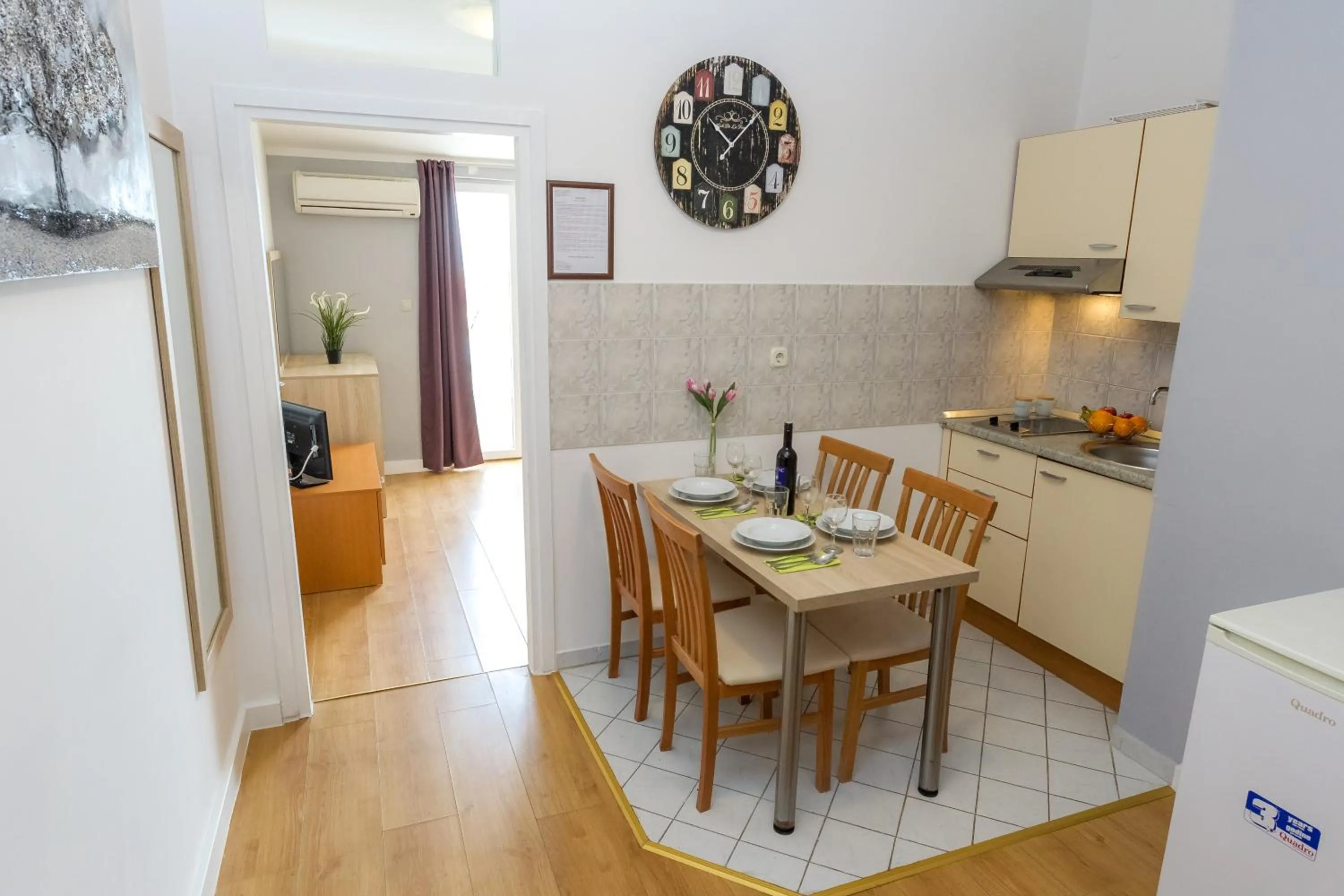 Kitchen or kitchenette in Apartments in city center Ventus