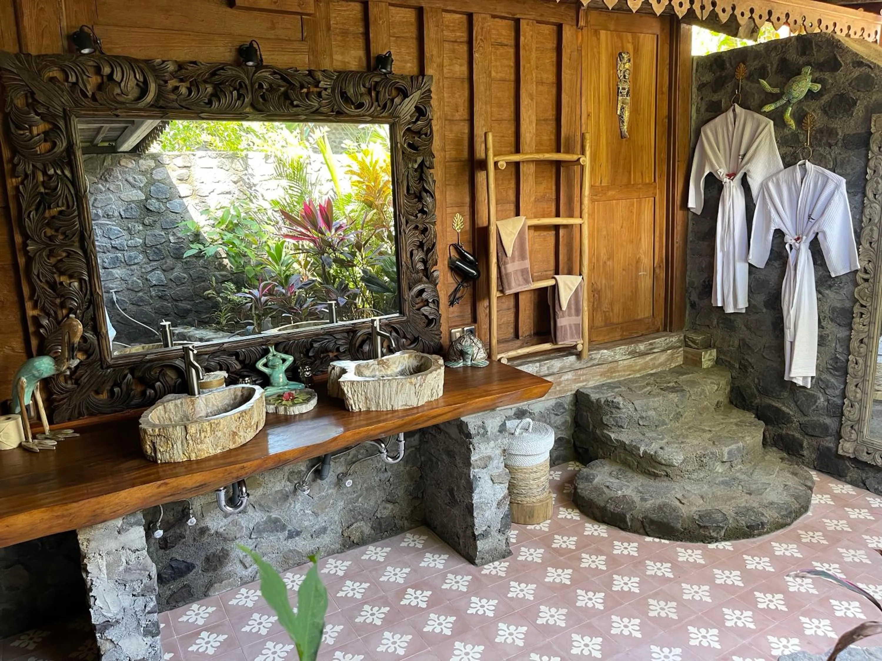 Bathroom in Louka Beach Bali