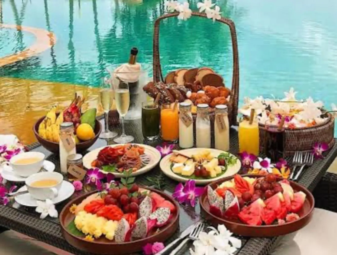 Breakfast in Louka Beach Bali