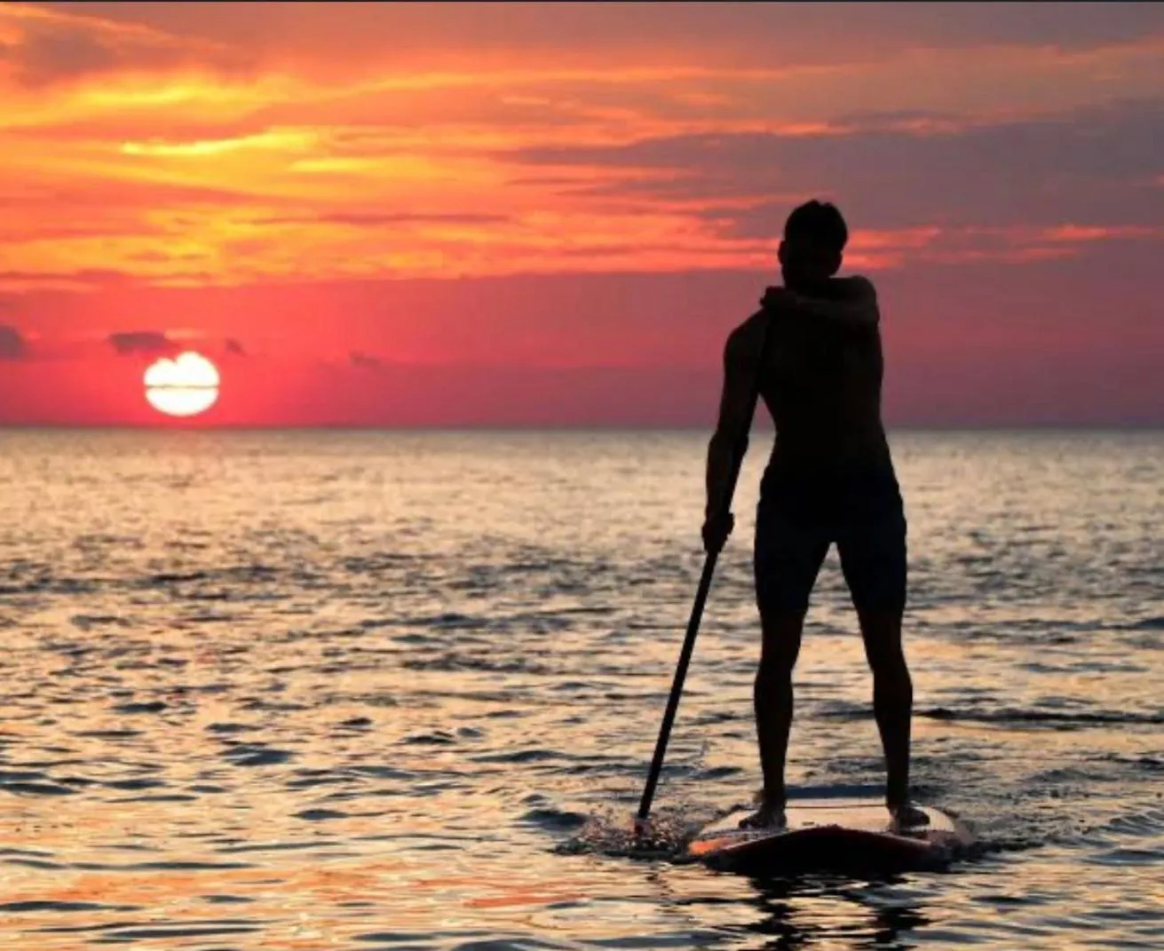 People in Louka Beach Bali