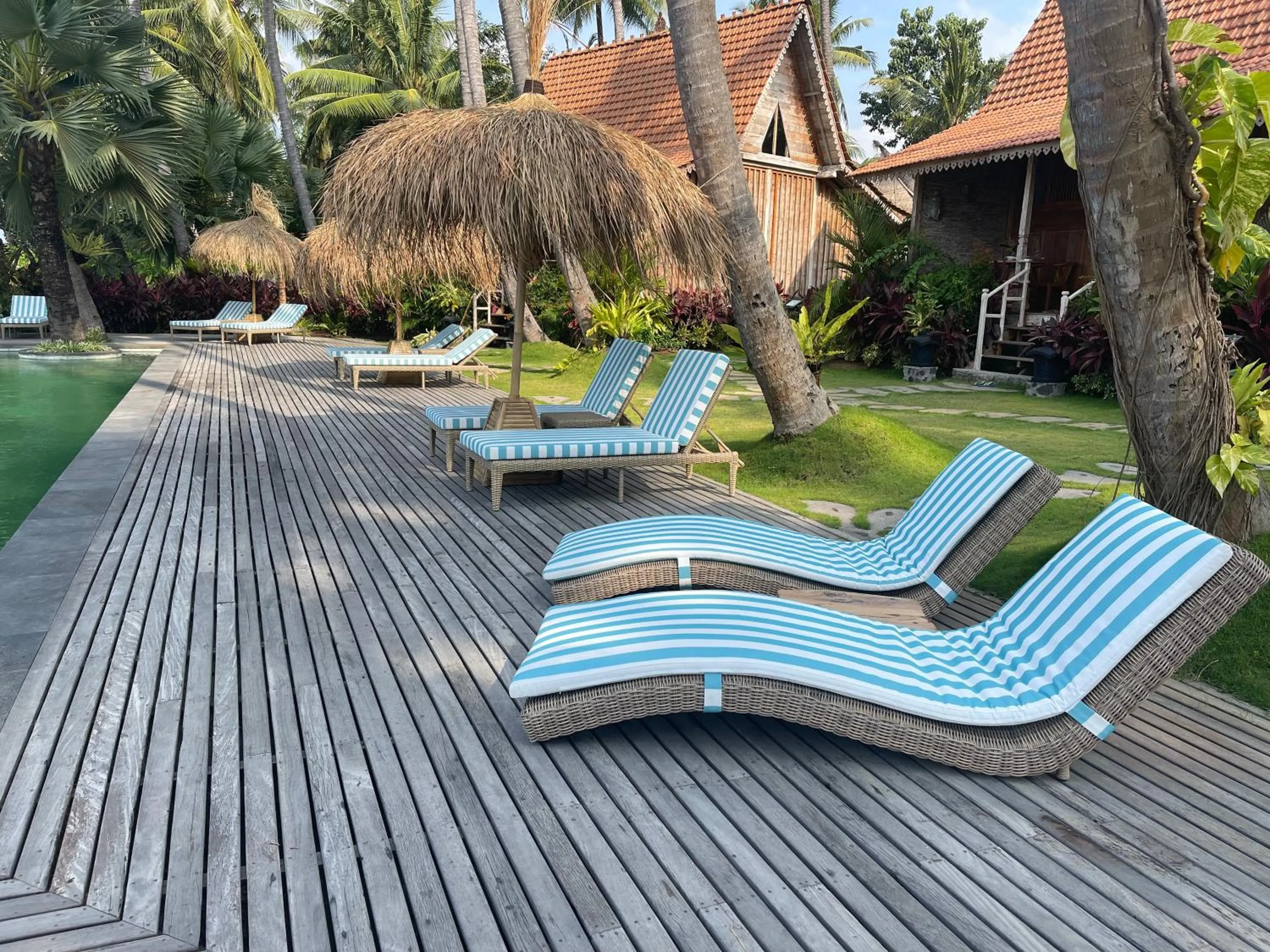Swimming pool in Louka Beach Bali