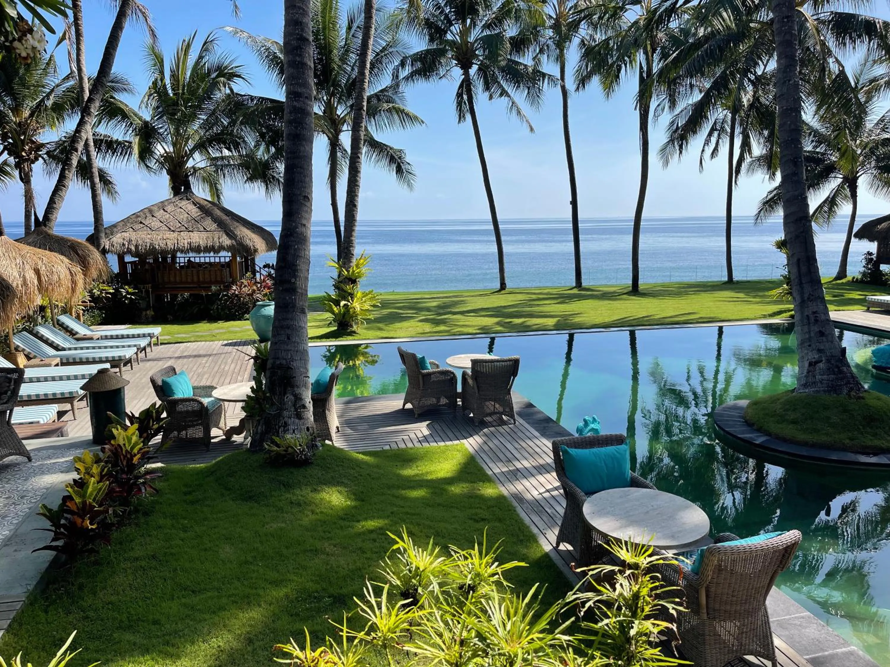 Swimming pool in Louka Beach Bali