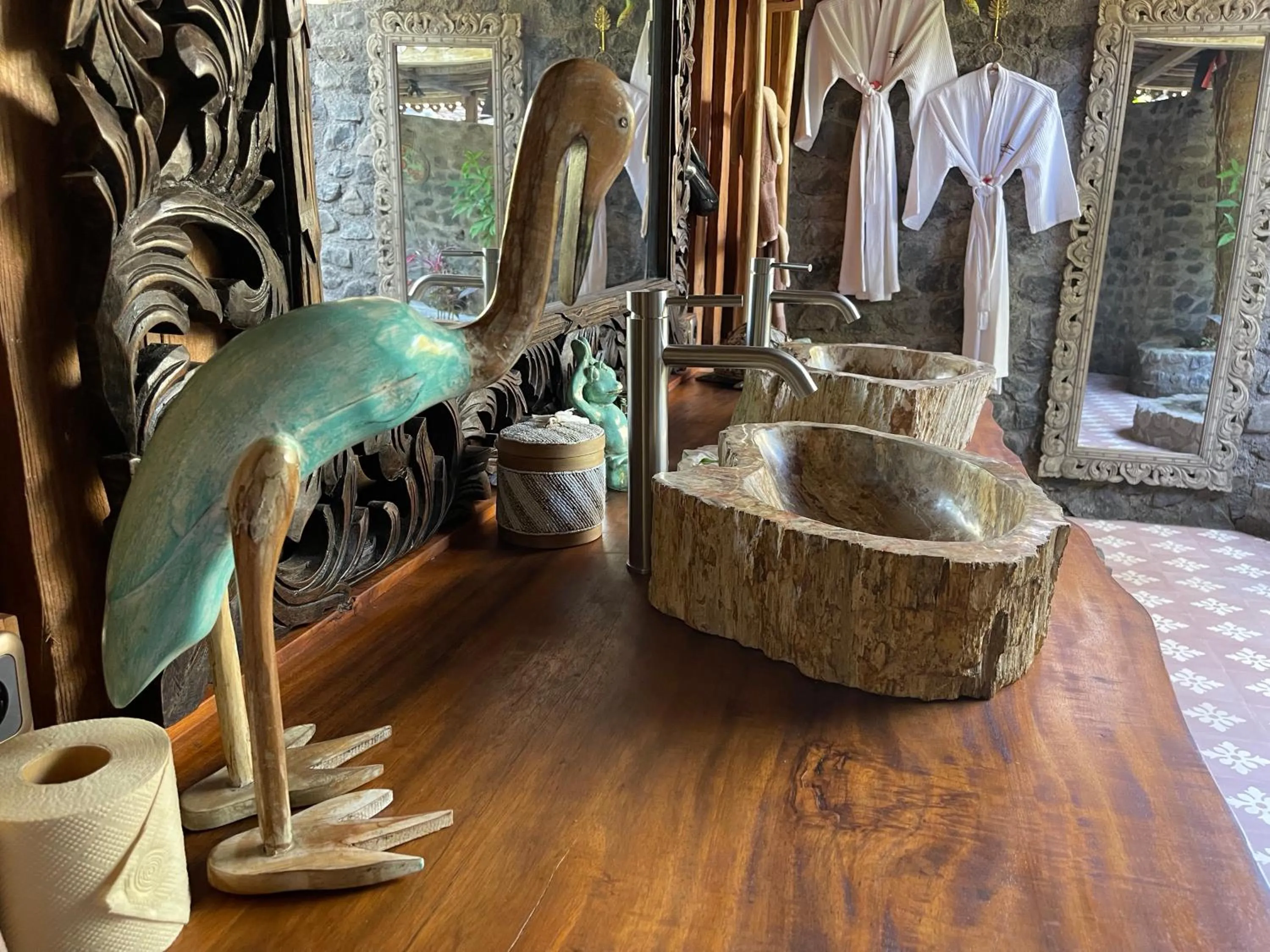 Bathroom in Louka Beach Bali