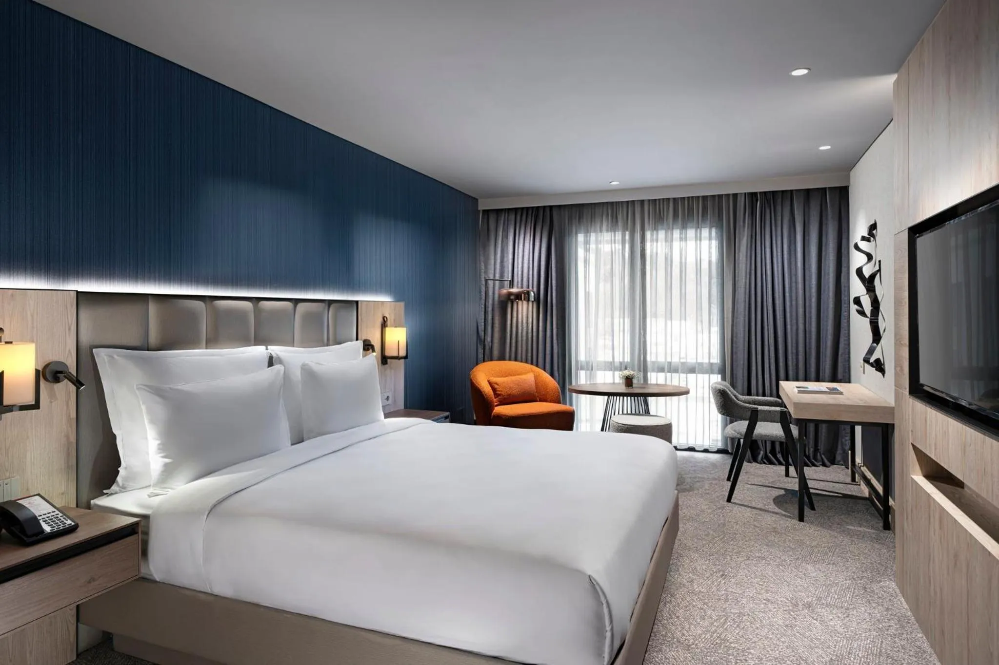 Photo of the whole room, Bed in Crowne Plaza Istanbul - Ortakoy Bosphorus by IHG