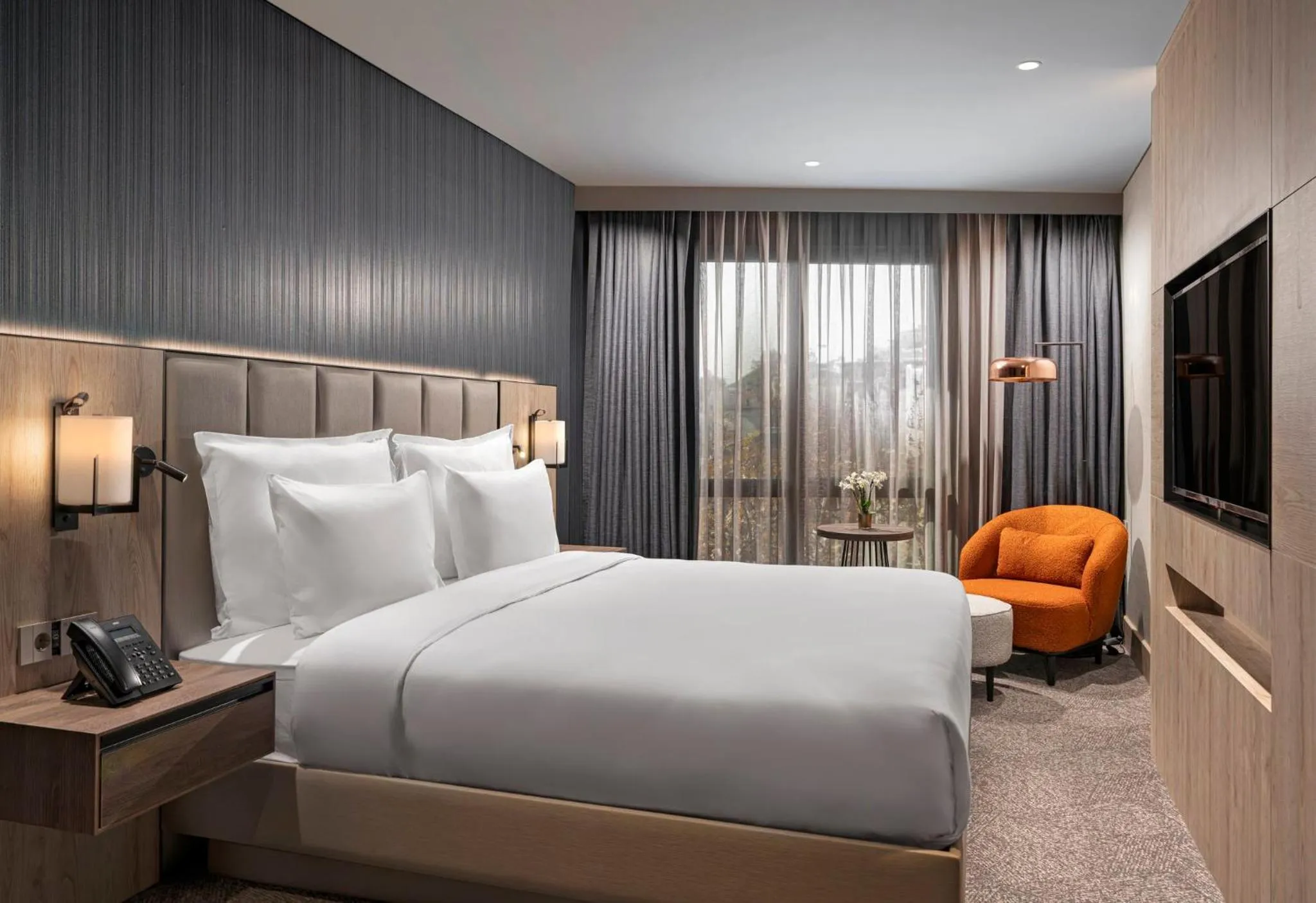 Photo of the whole room, Bed in Crowne Plaza Istanbul - Ortakoy Bosphorus by IHG