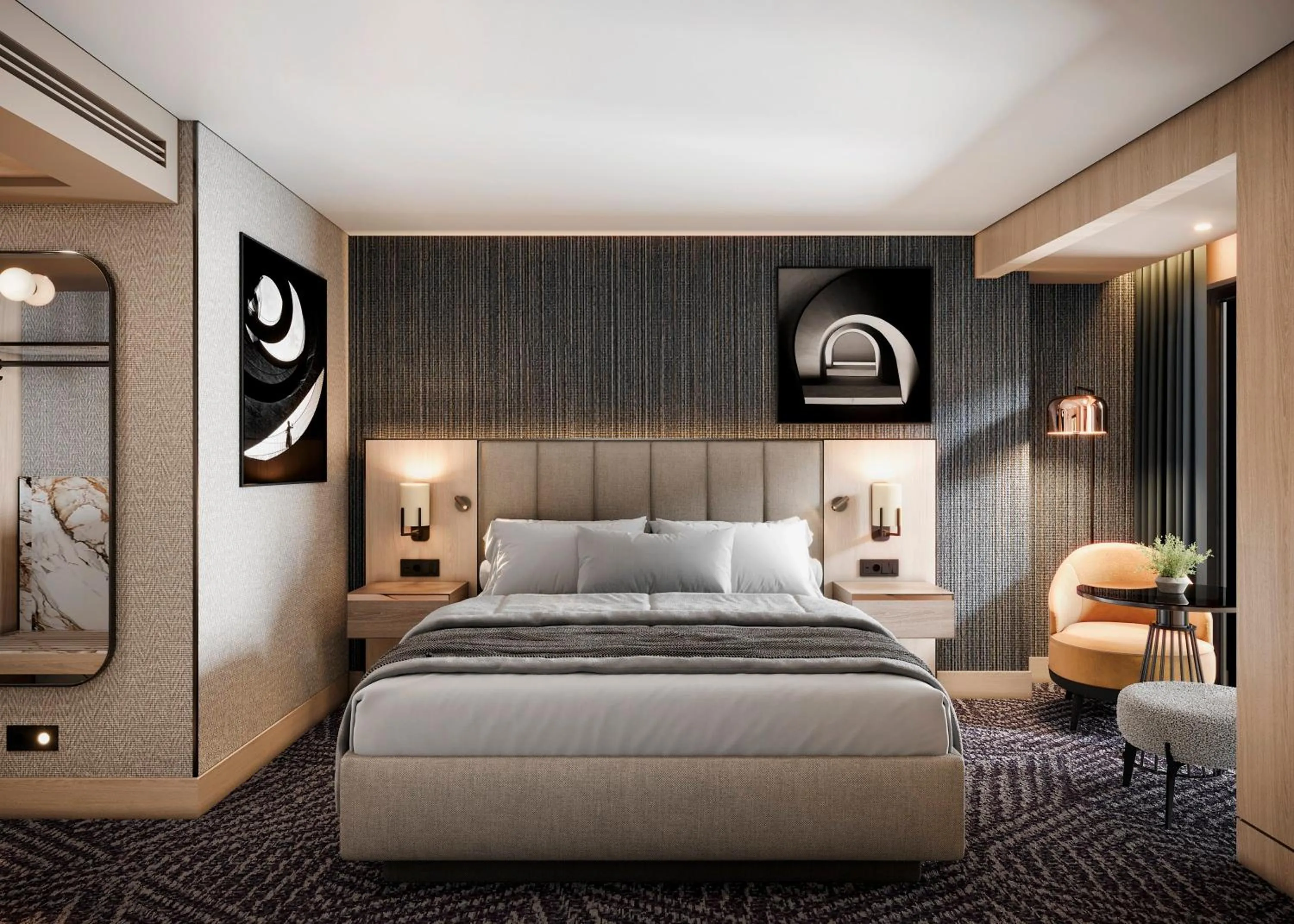 Photo of the whole room, Bed in Crowne Plaza Istanbul - Ortakoy Bosphorus by IHG
