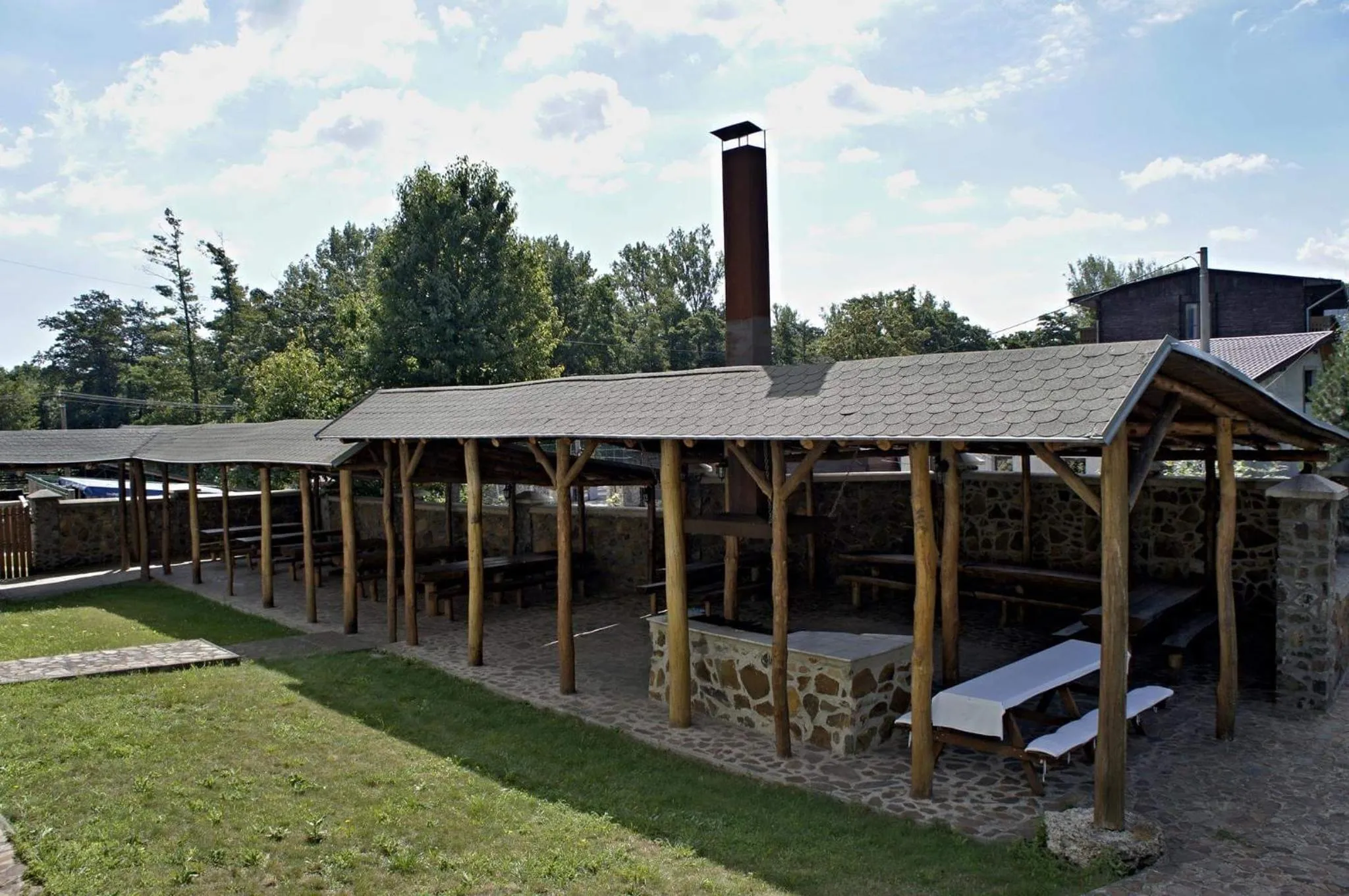 BBQ facilities in Hotel Biele Studničky Dargov