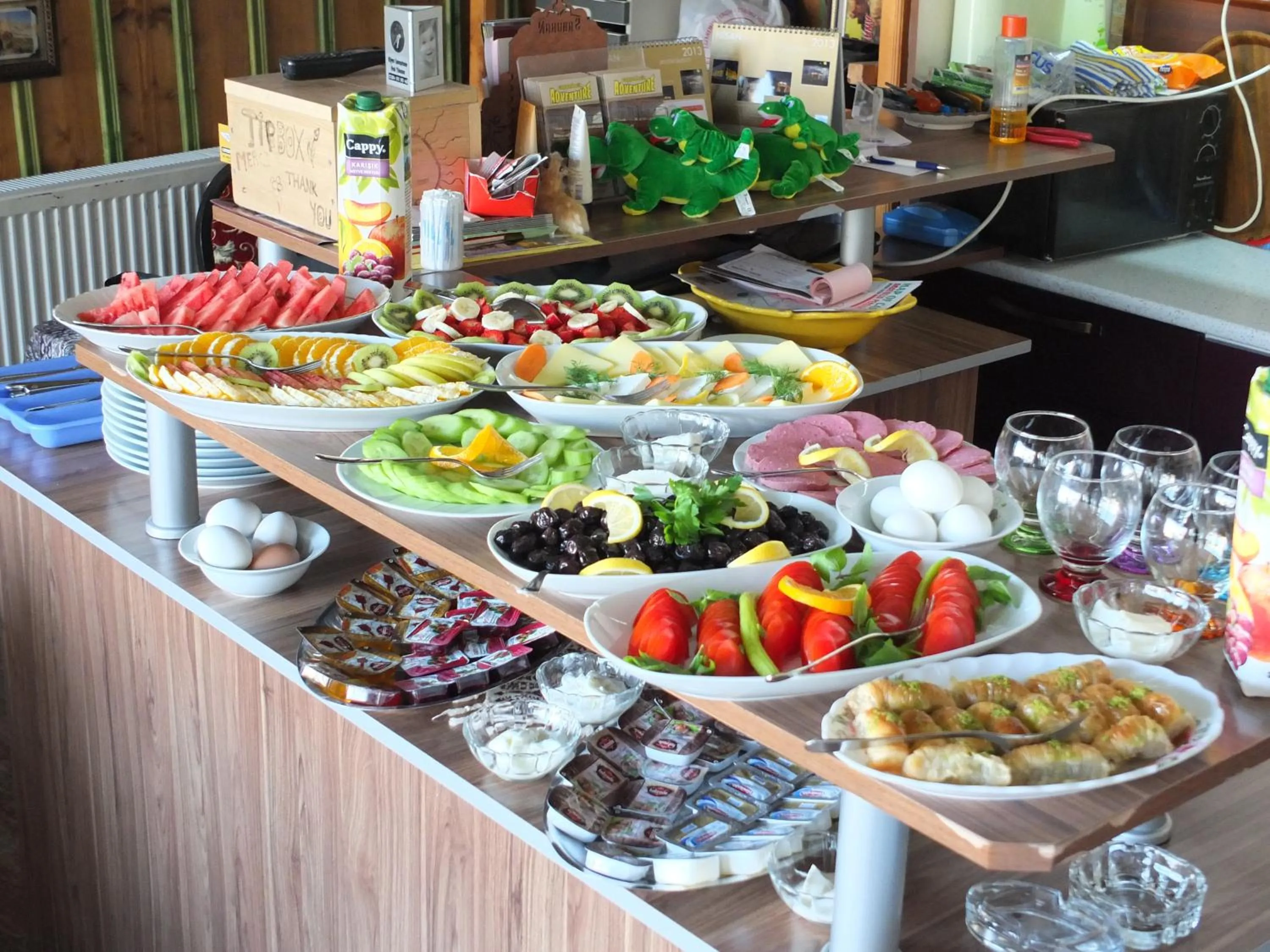 Dining area in Anatolia cave hotel Pension