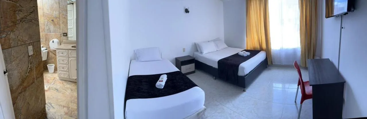 Bed in HOTEL EMBASSY STAR