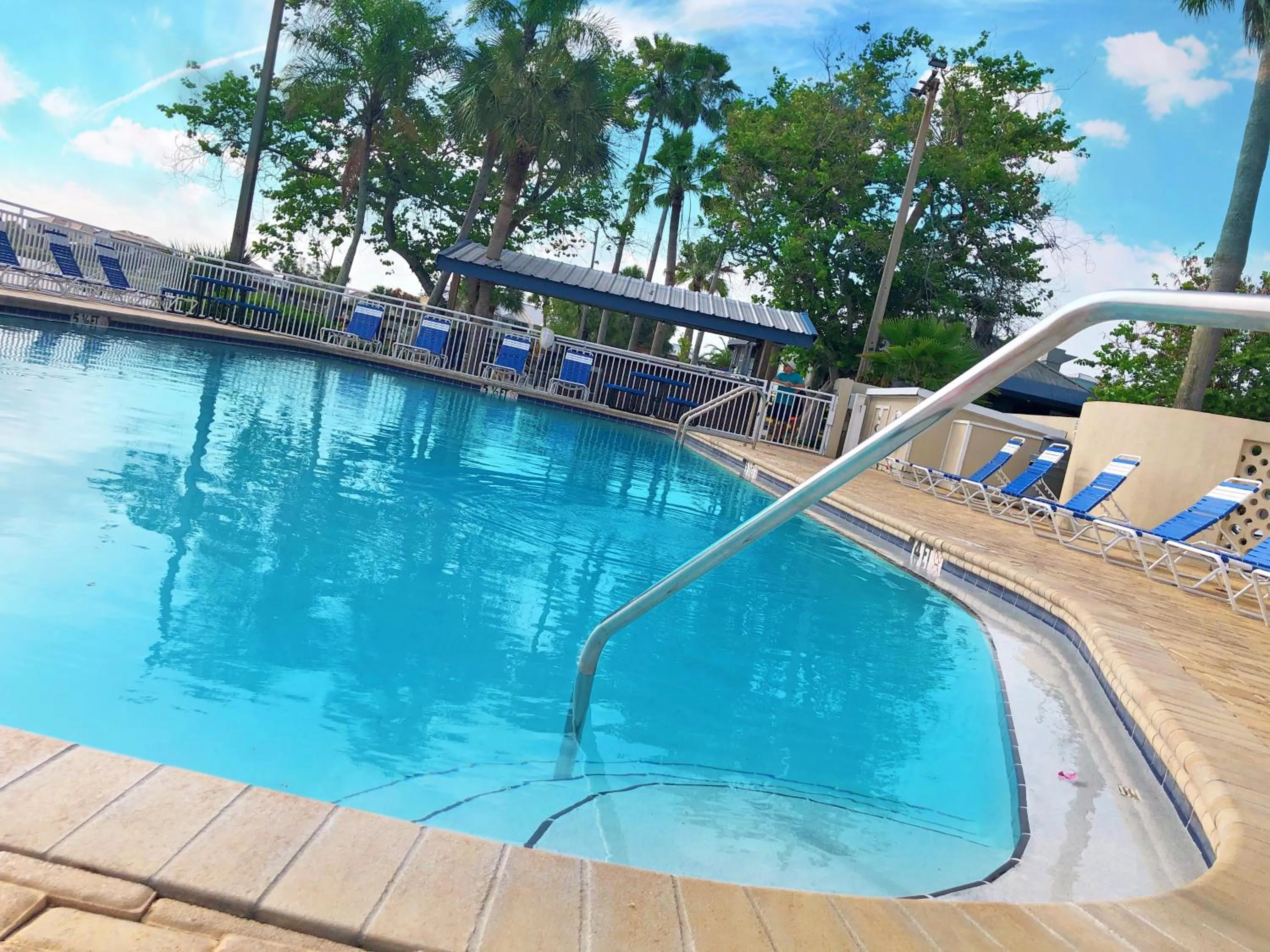 Pool view in Little Harbor #205 the place to stay