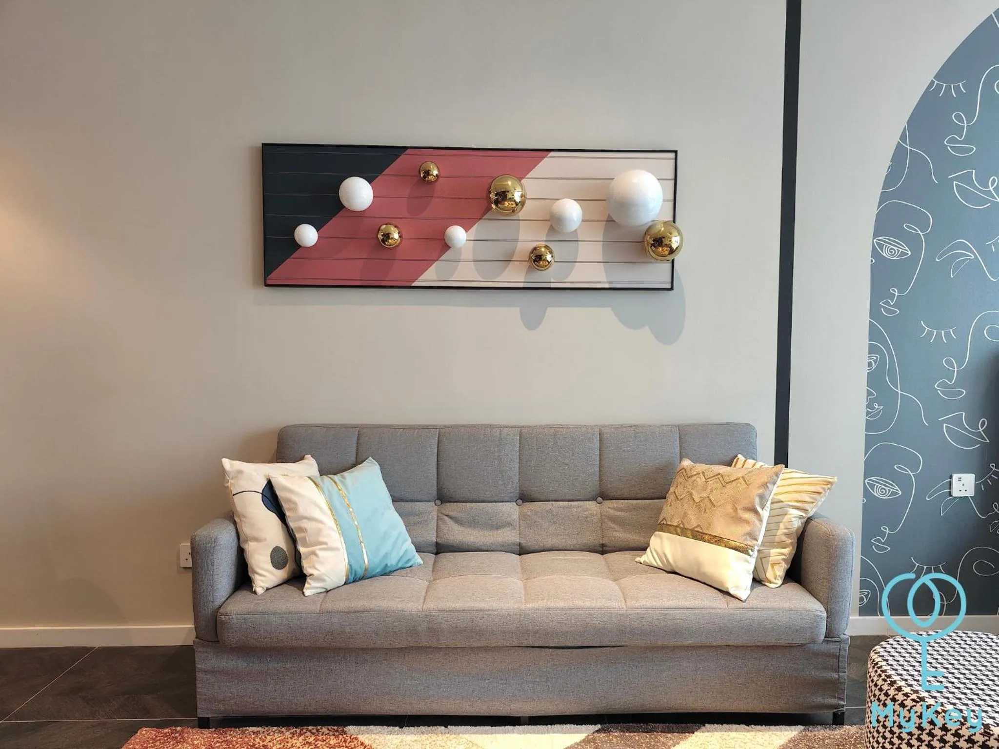 Living room in Scarletz Suites KLCC by MyKey