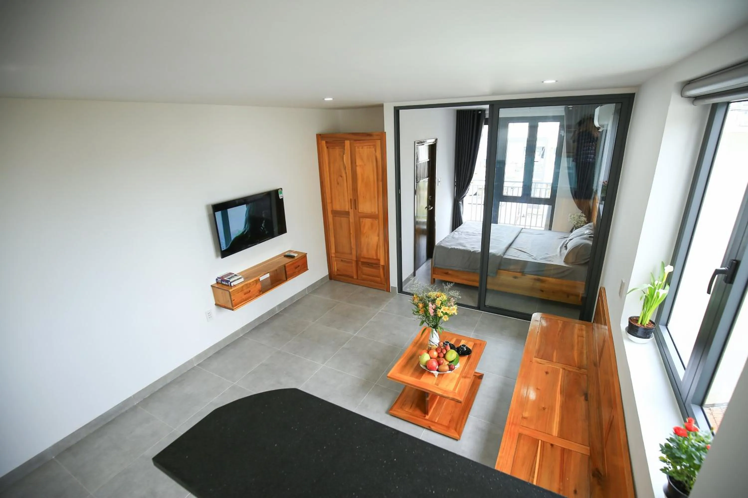 TV and multimedia, Bed in LH APARTMENT DA NANG