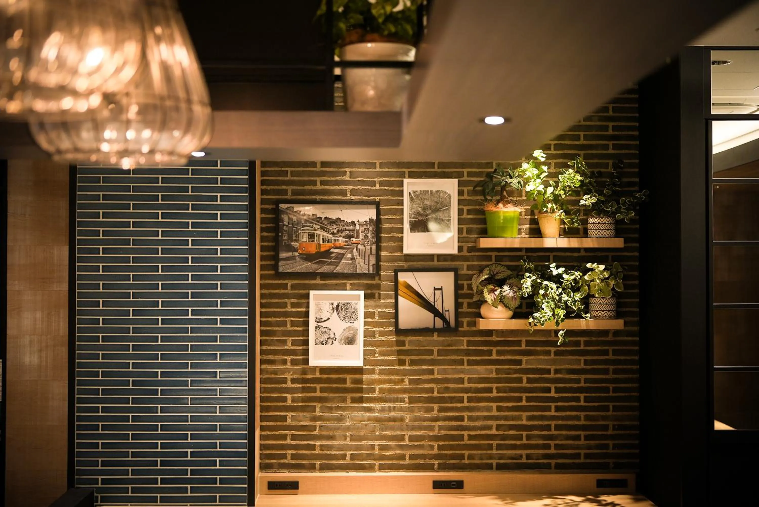 Decorative detail in Super Hotel Shikoku-chuo