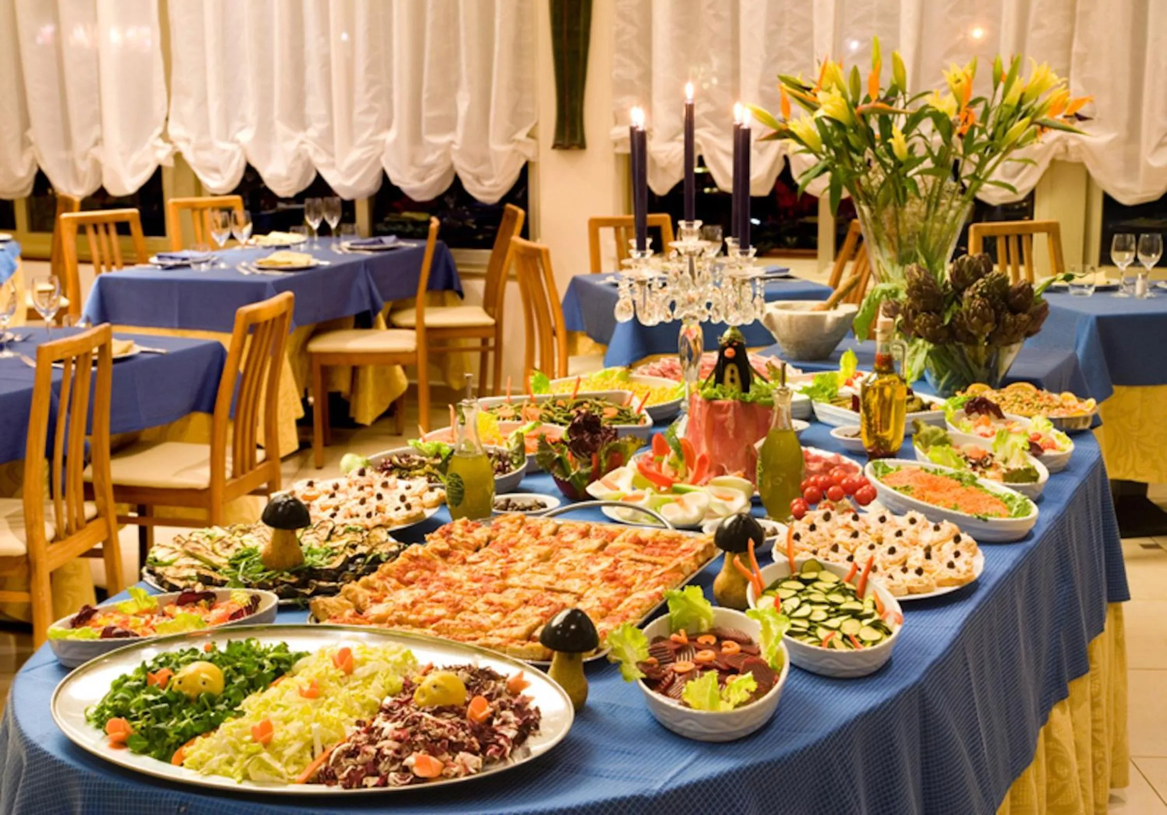 Food close-up in Hotel Aida