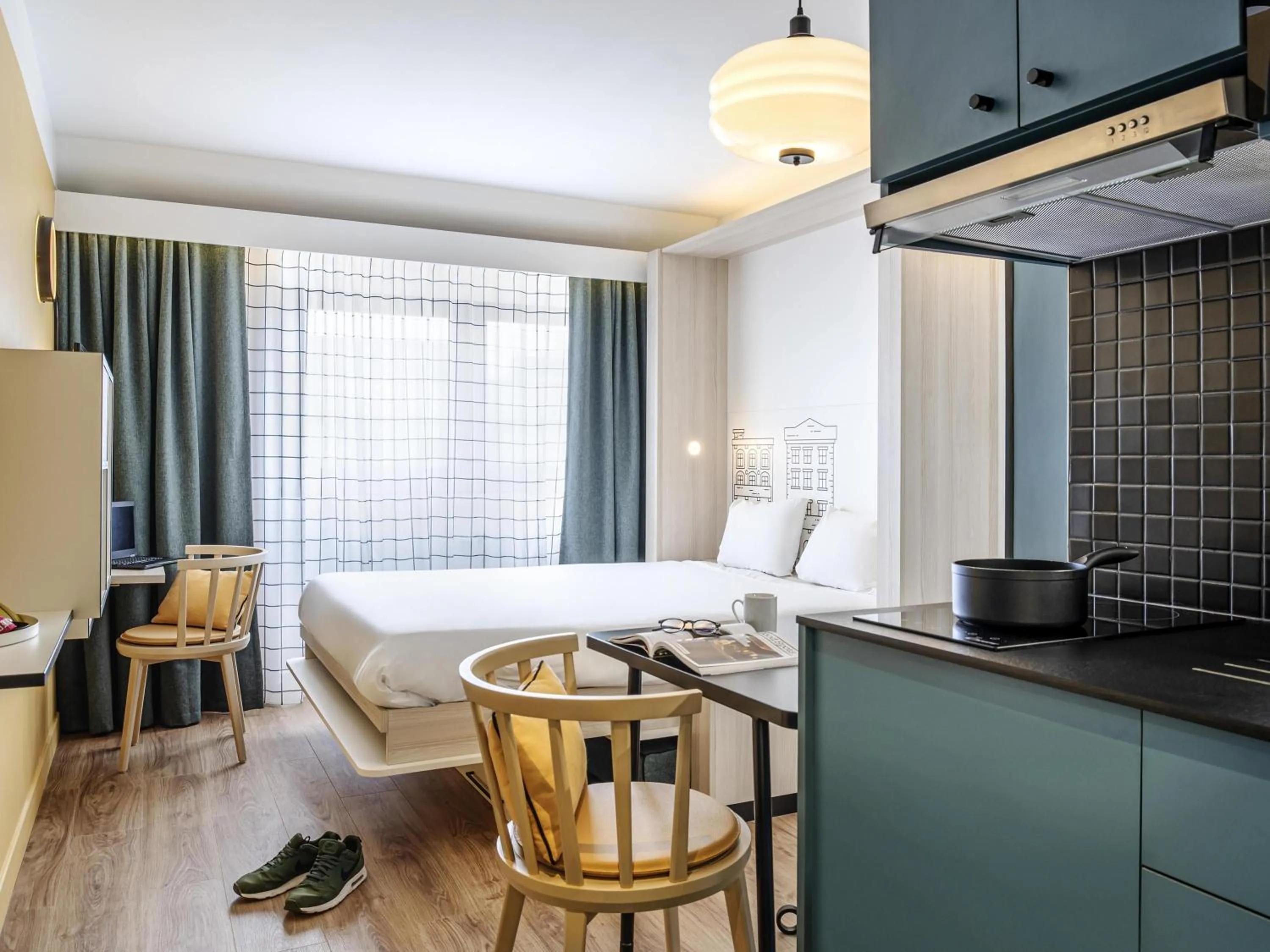 Bedroom in Aparthotel Adagio access Hamburg