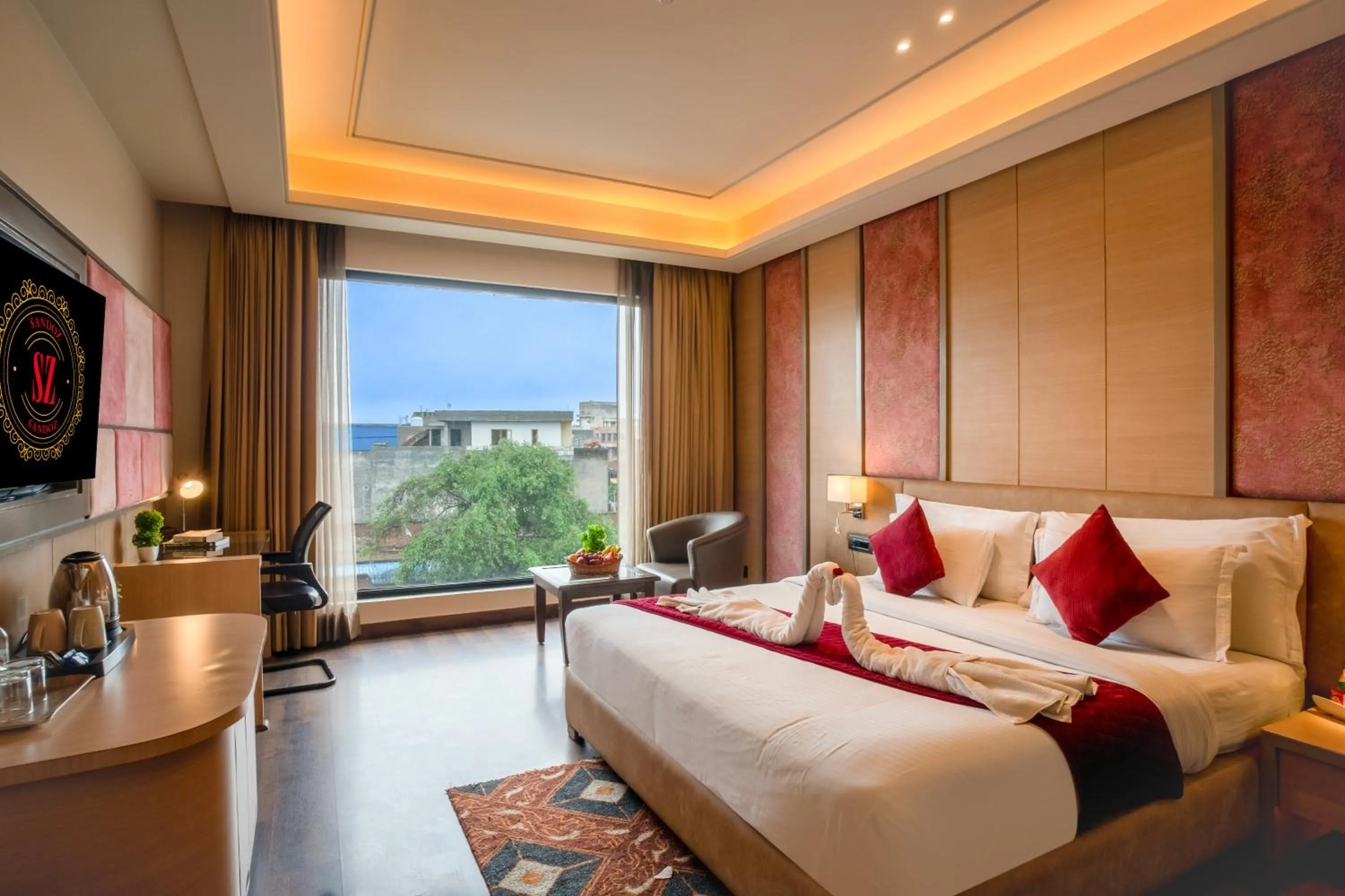 Bedroom, Bed in SANDOZ Pribson Hotel near Golden Temple