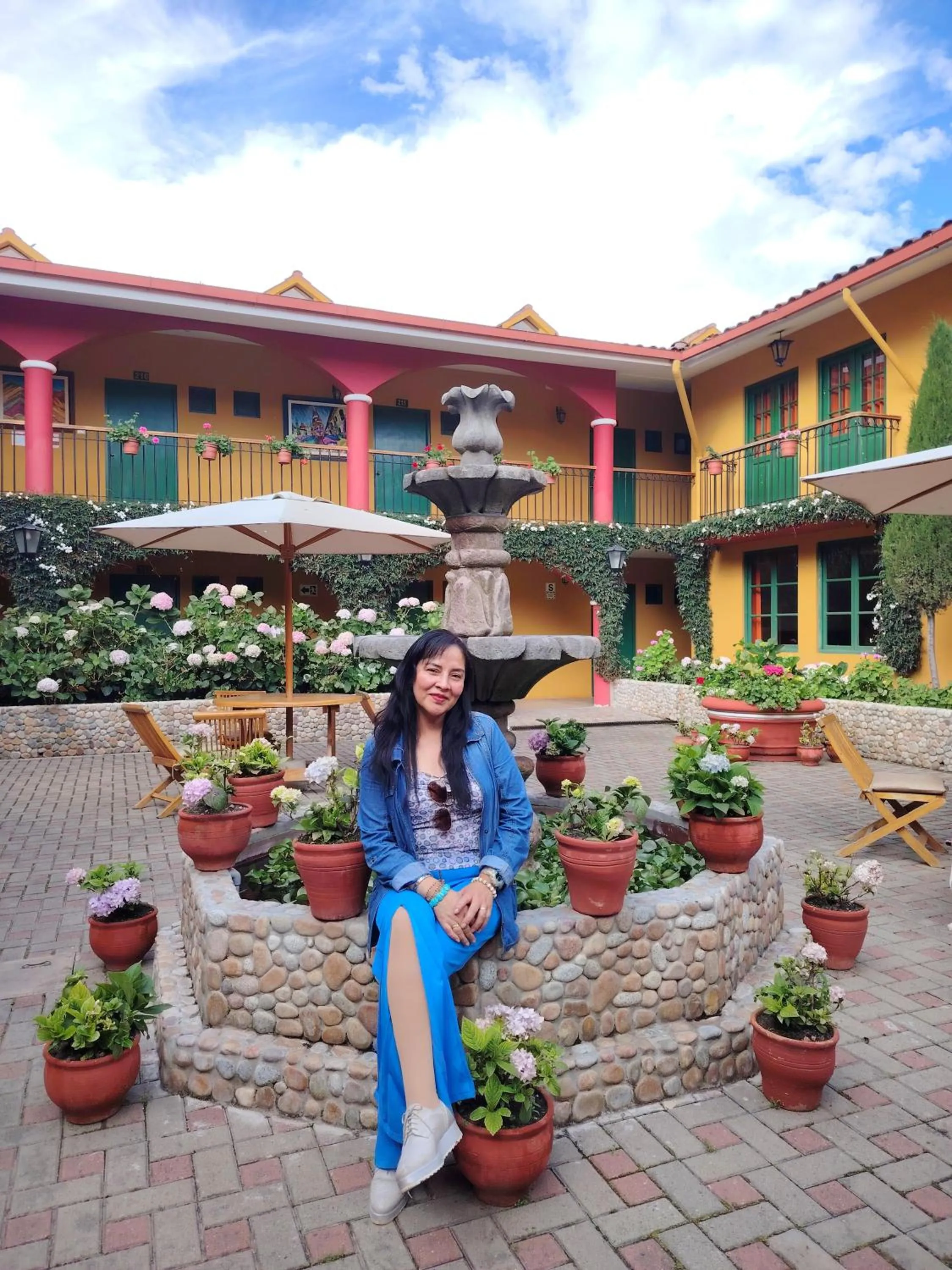 Patio in Hotel Tartar
