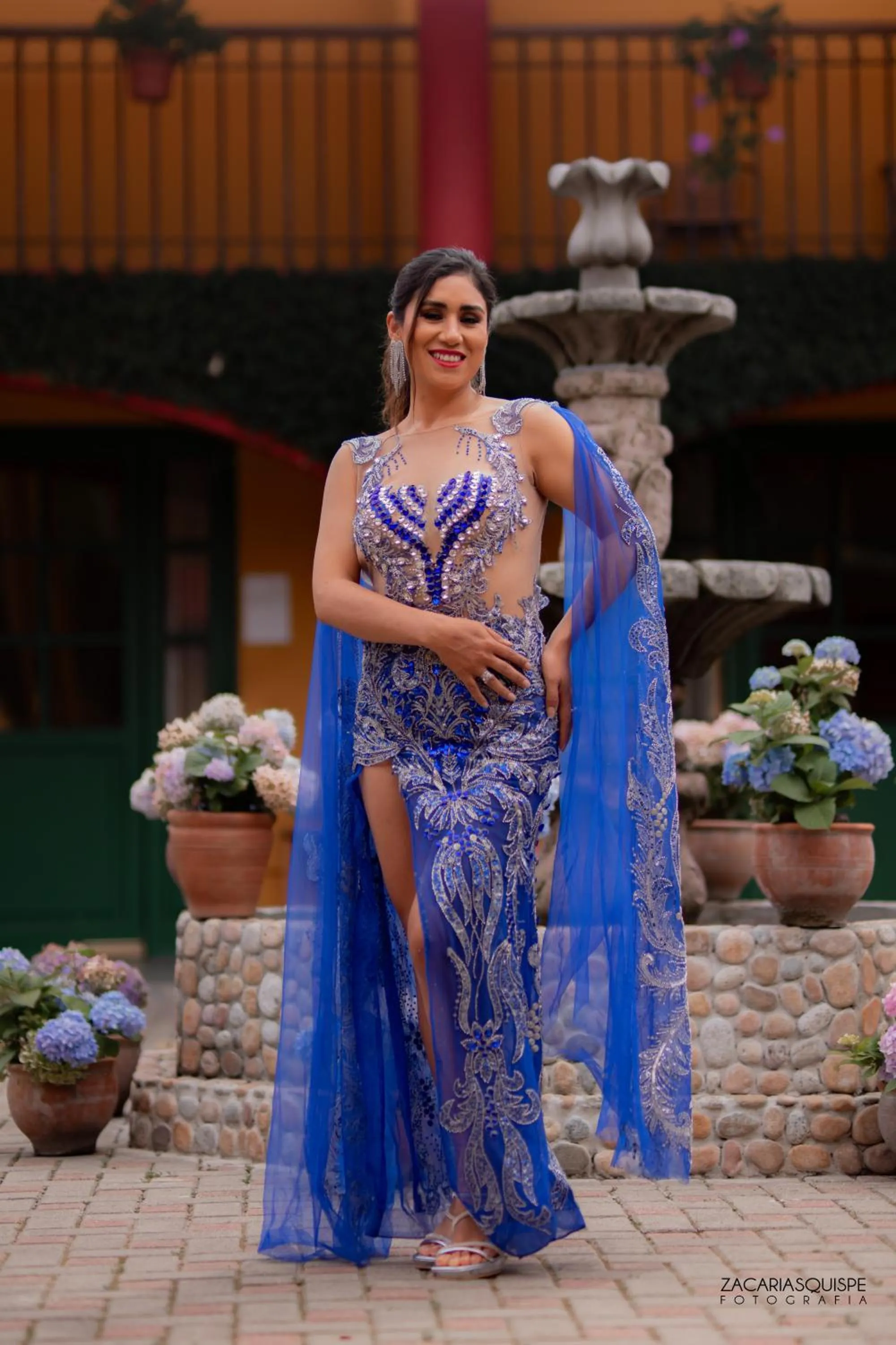 Inner courtyard view in Hotel Tartar