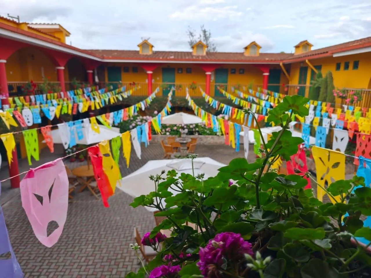 Patio in Hotel Tartar