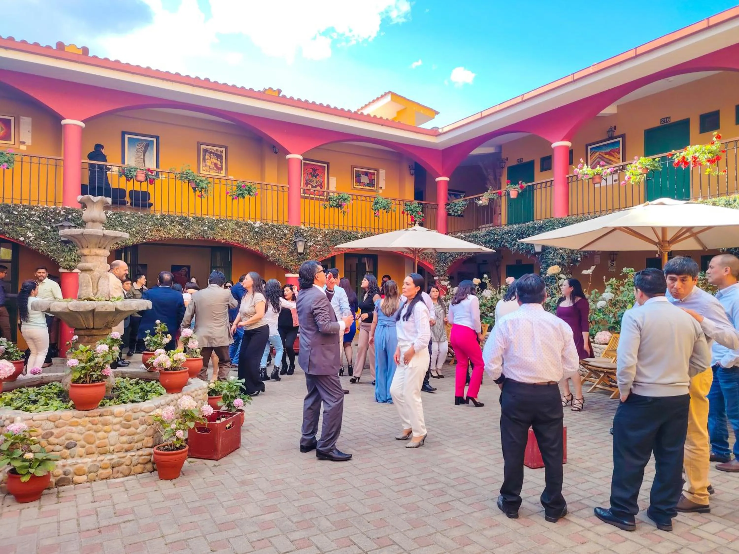 group of guests in Hotel Tartar