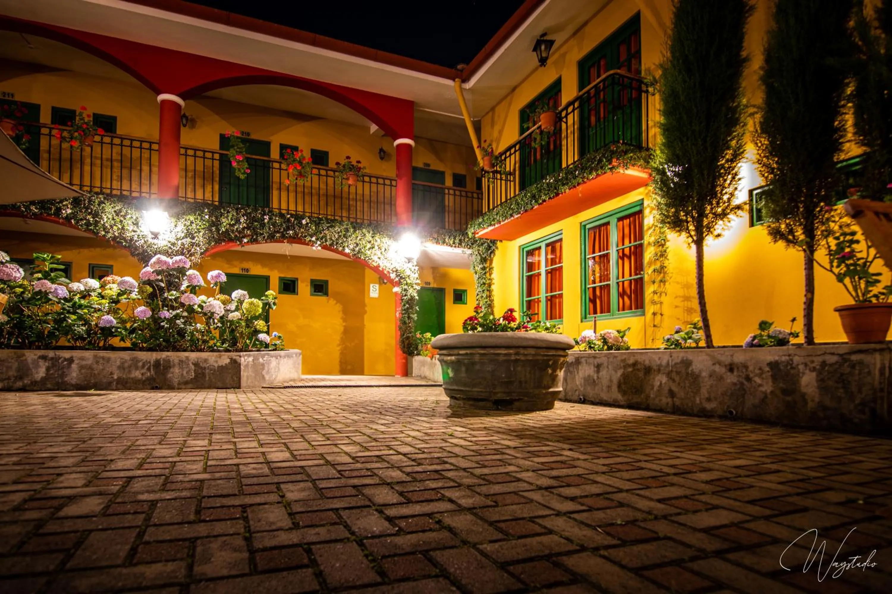 Patio in Hotel Tartar