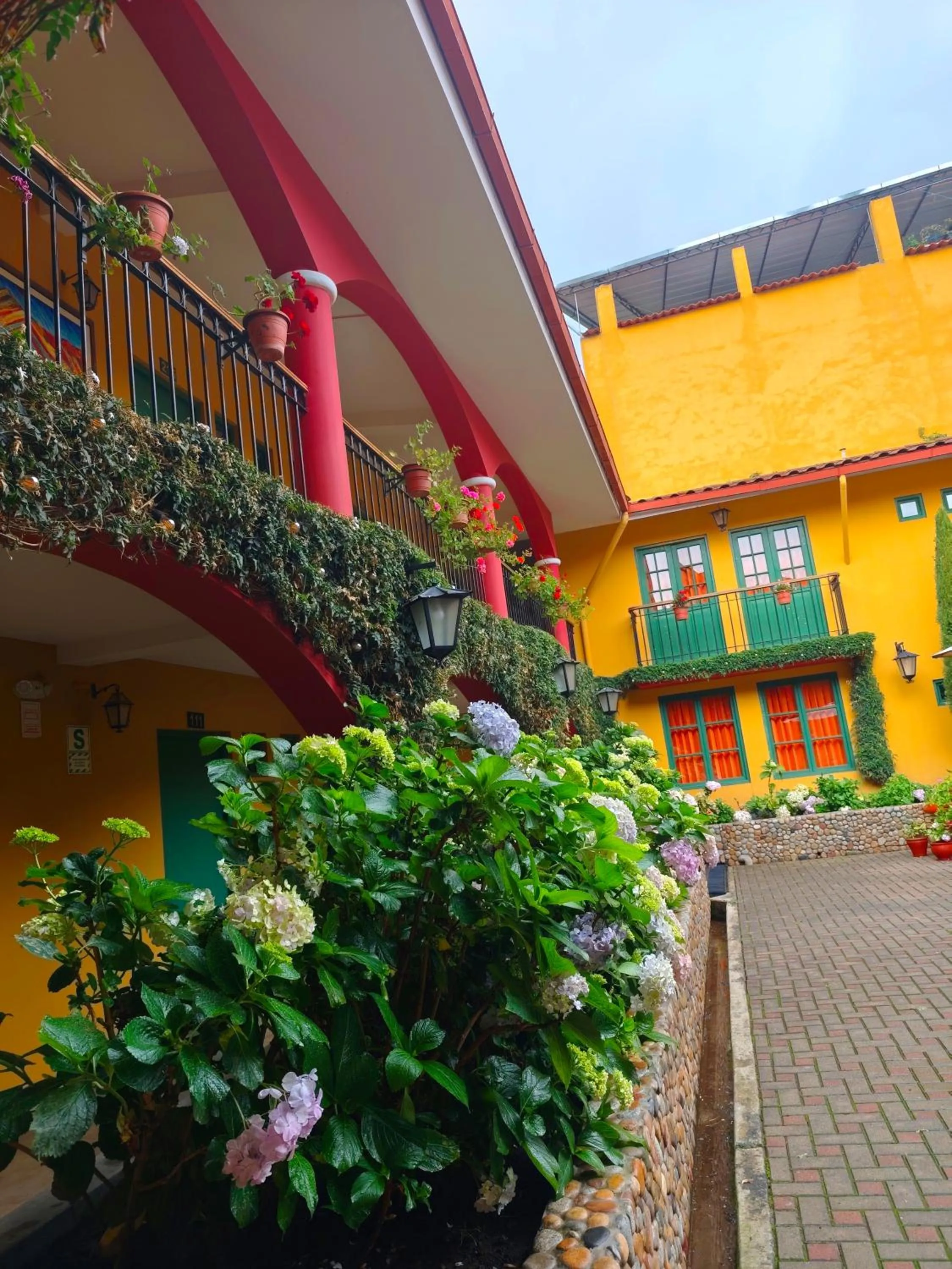 Garden view in Hotel Tartar