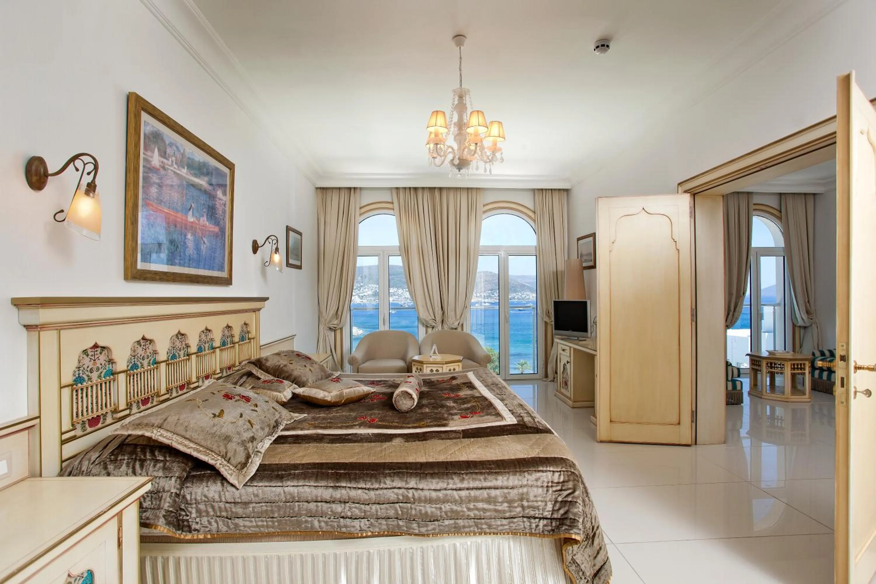 View (from property/room), Bed in Salmakis Resort & Spa