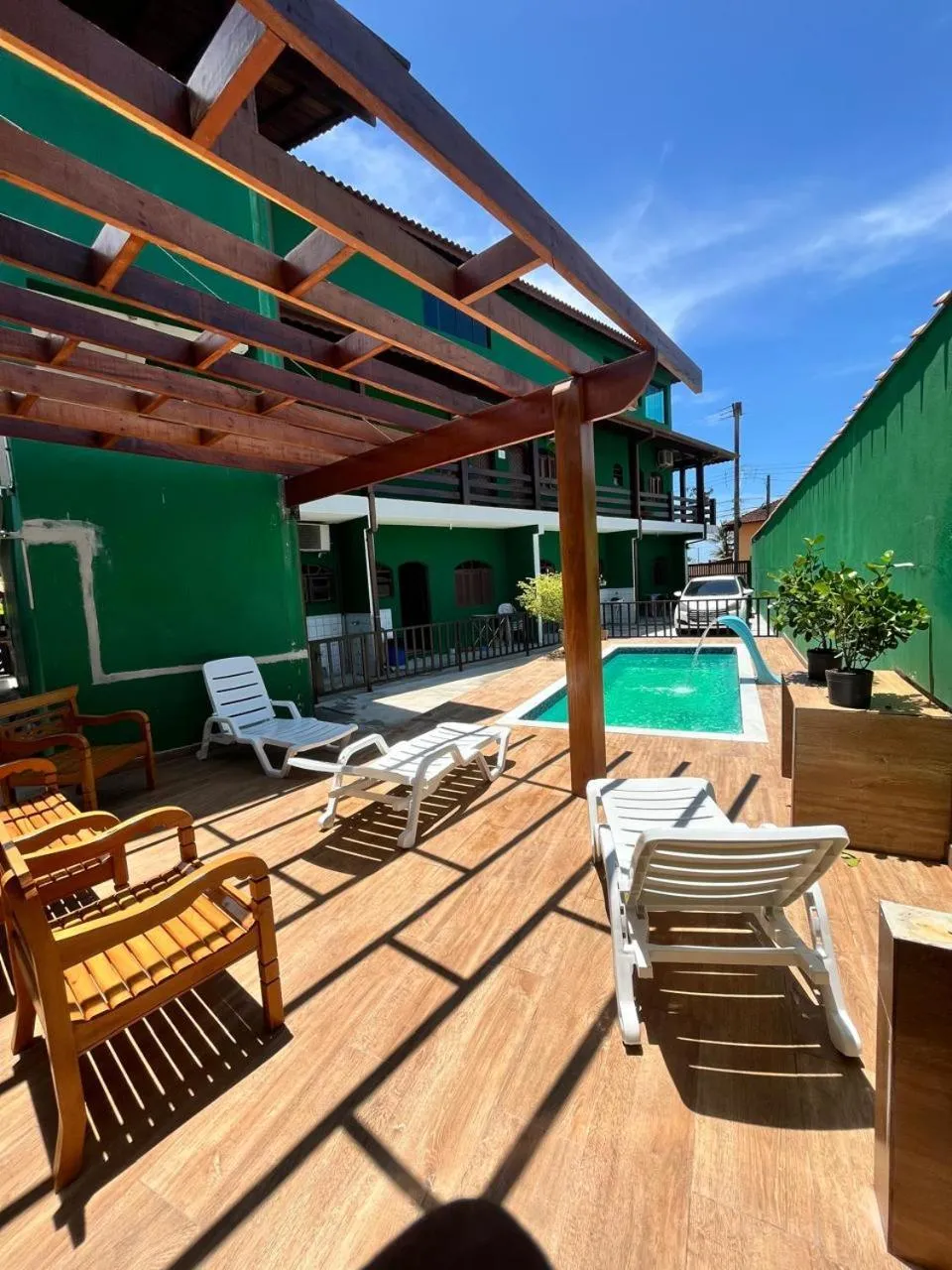 Swimming pool in Oásis Pousada