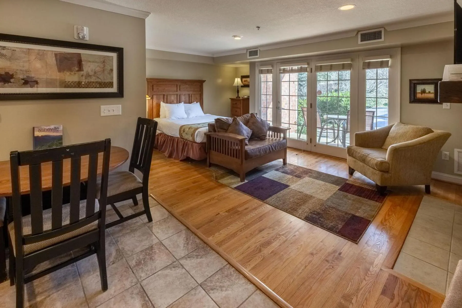 Seating area in Lantern Lodge - formerly The Residences at Biltmore
