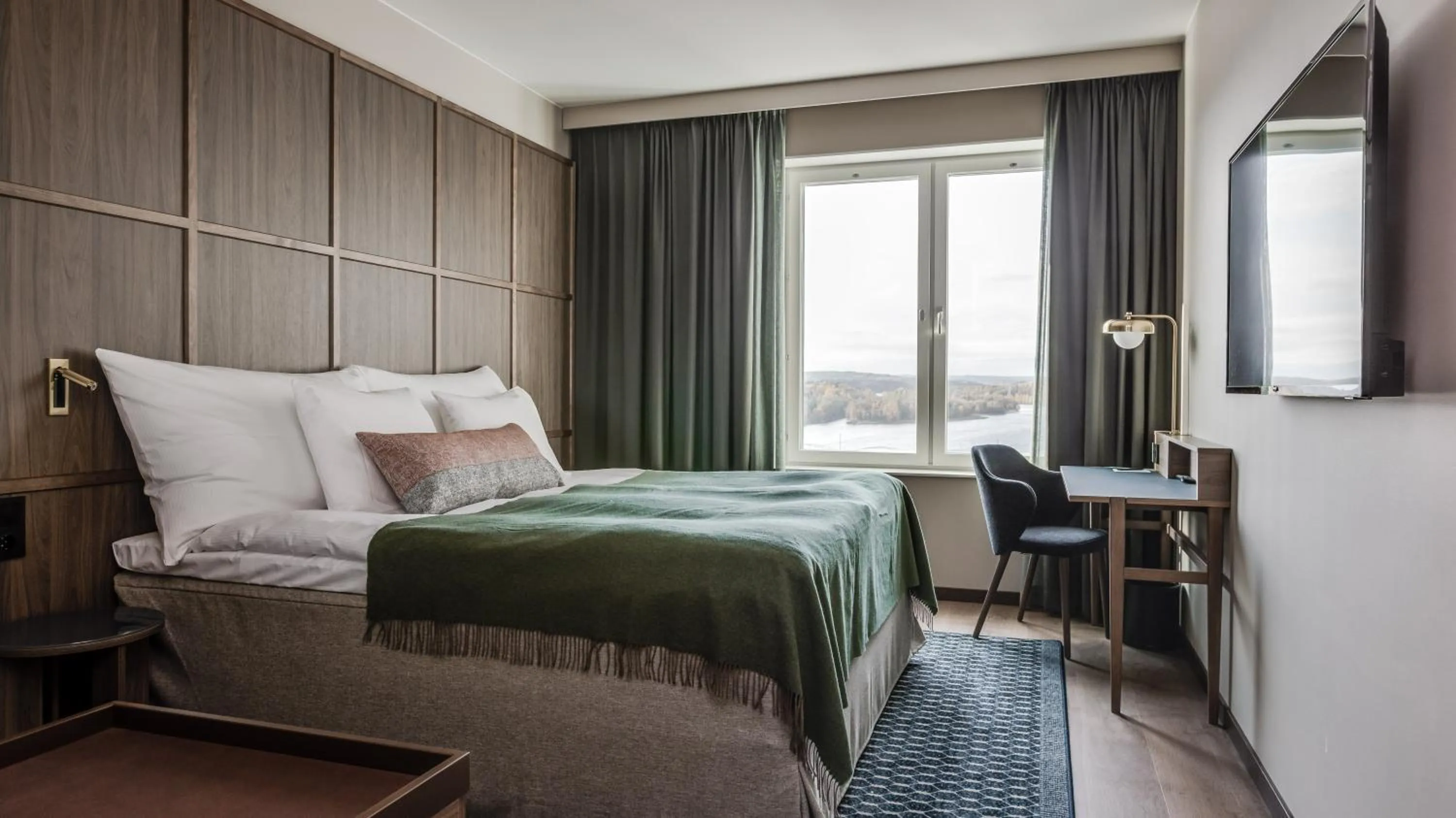 Bed in Clarion Hotel Umeå